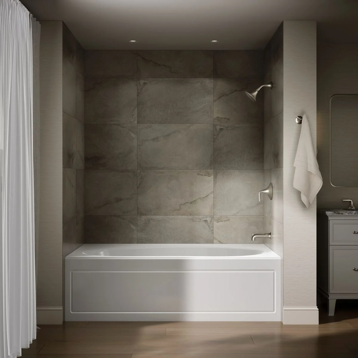 KOHLER K-1115-RA Windward 72" x 42" alcove bath, right drain - Image 6