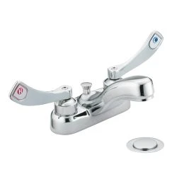 Moen 8219 M-Dura 2.2 GPM Two Handle Lavatory Faucet - 3 Hole