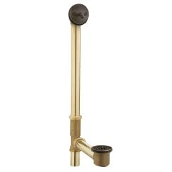 Moen 90480 Tub Drain with Brass Tubing and Trip Lever Drain Assembly - Image 3