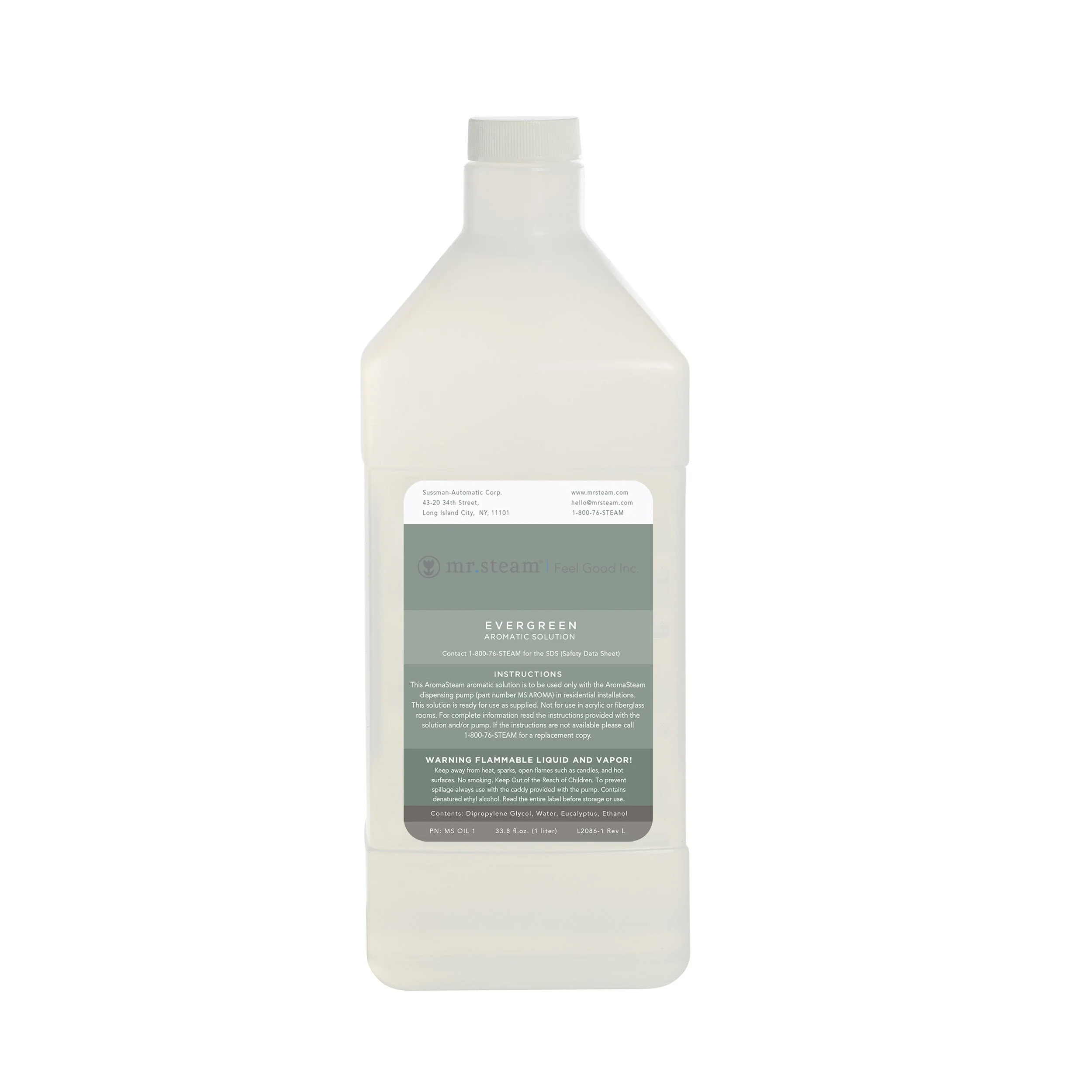 Mr. Steam MS-OIL3 Evergreen 1L Aroma Oil