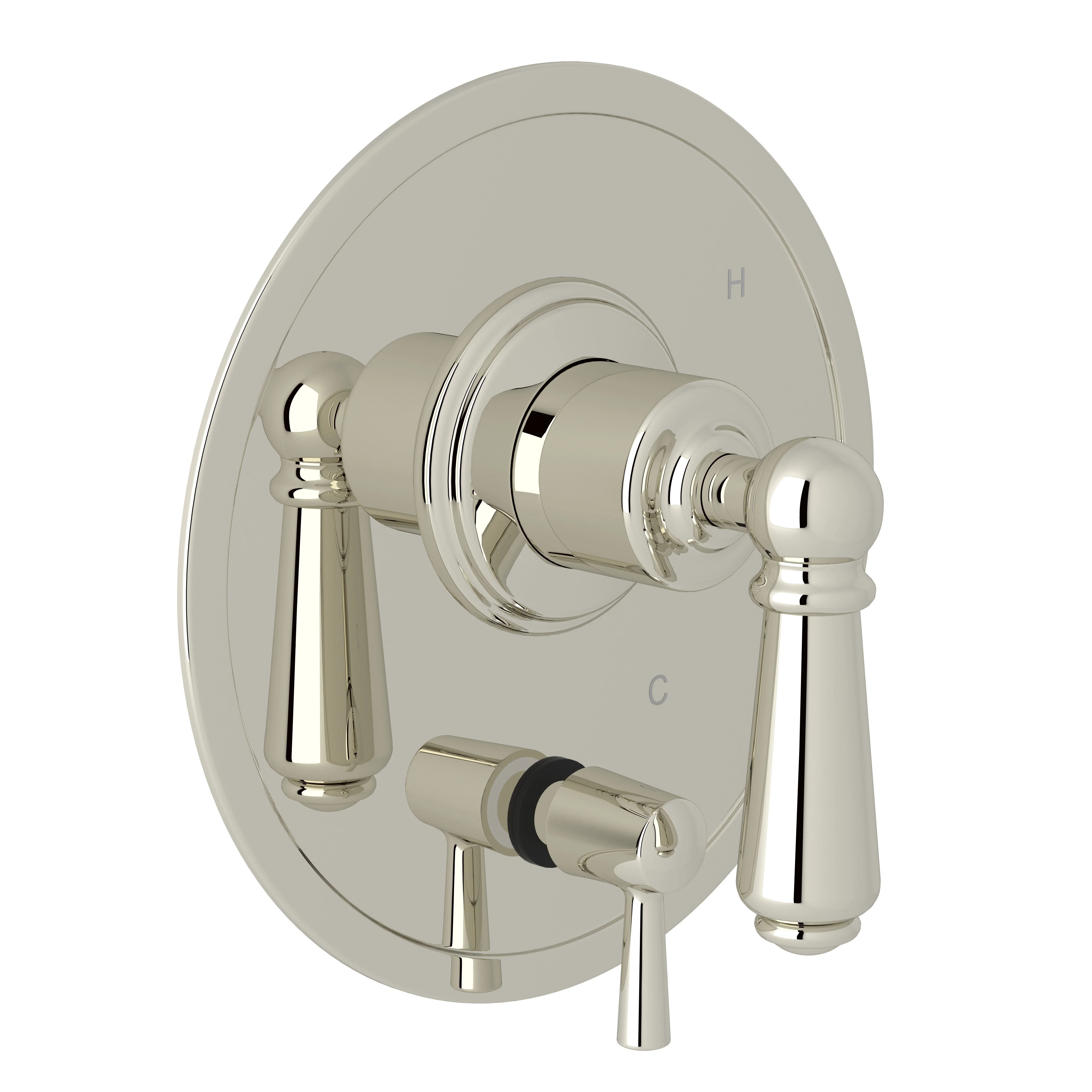 Perrin & Rowe U.2010N Edwardian 1/2" Pressure Balance Trim With Diverter - Image 3