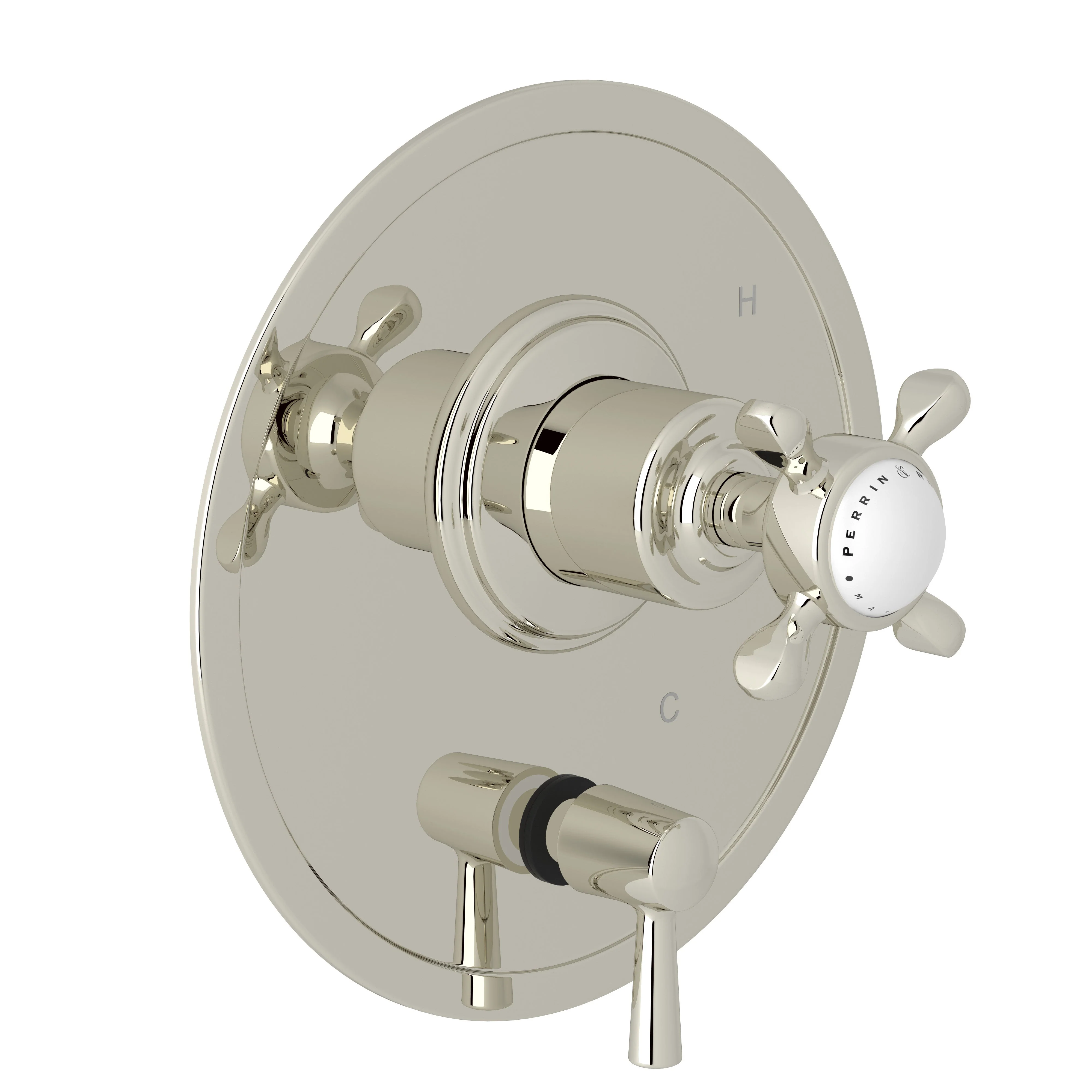 Perrin & Rowe U.2010N Edwardian 1/2" Pressure Balance Trim With Diverter - Image 7
