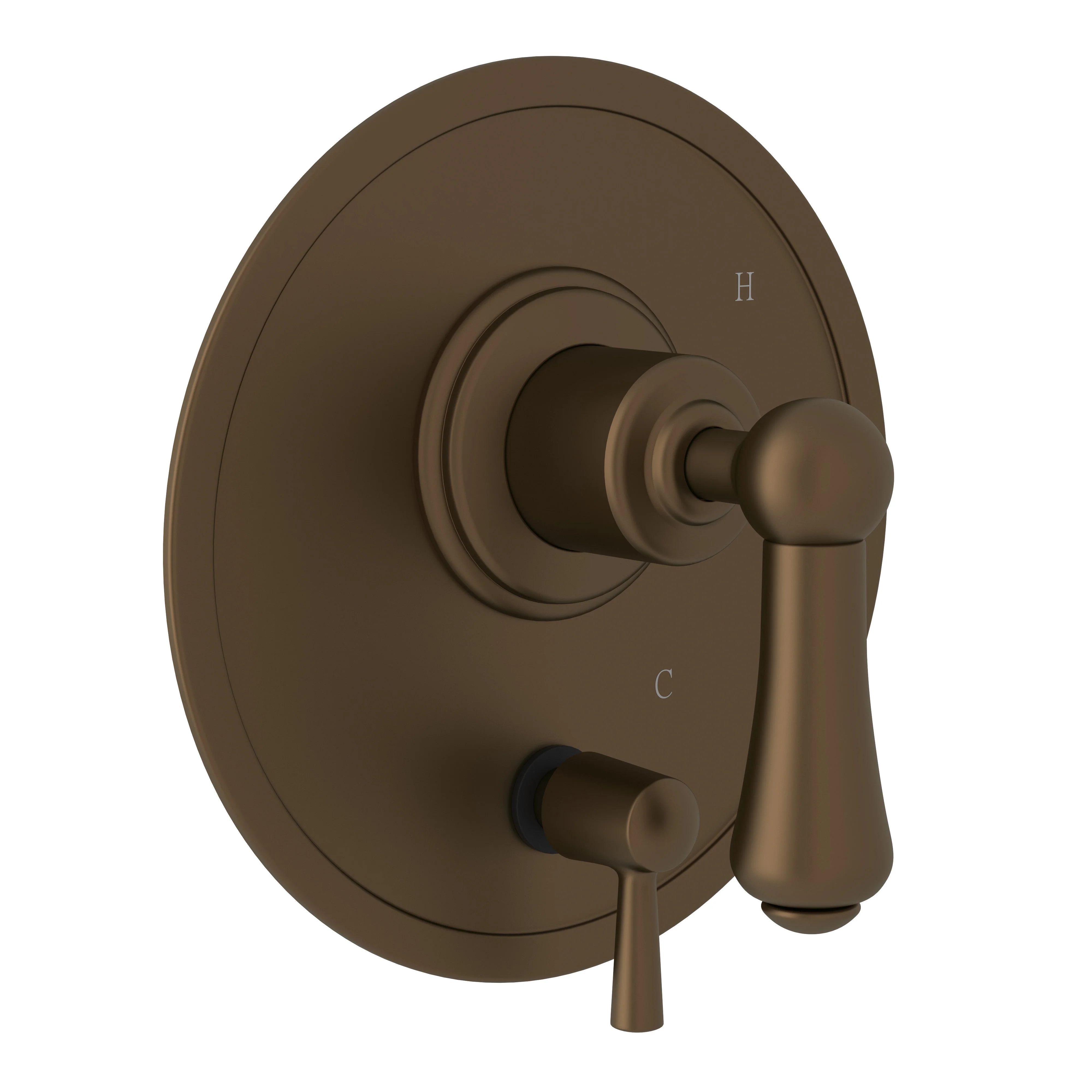 Perrin & Rowe U.2710N Georgian Era 1/2" Pressure Balance Trim With Diverter - Image 2