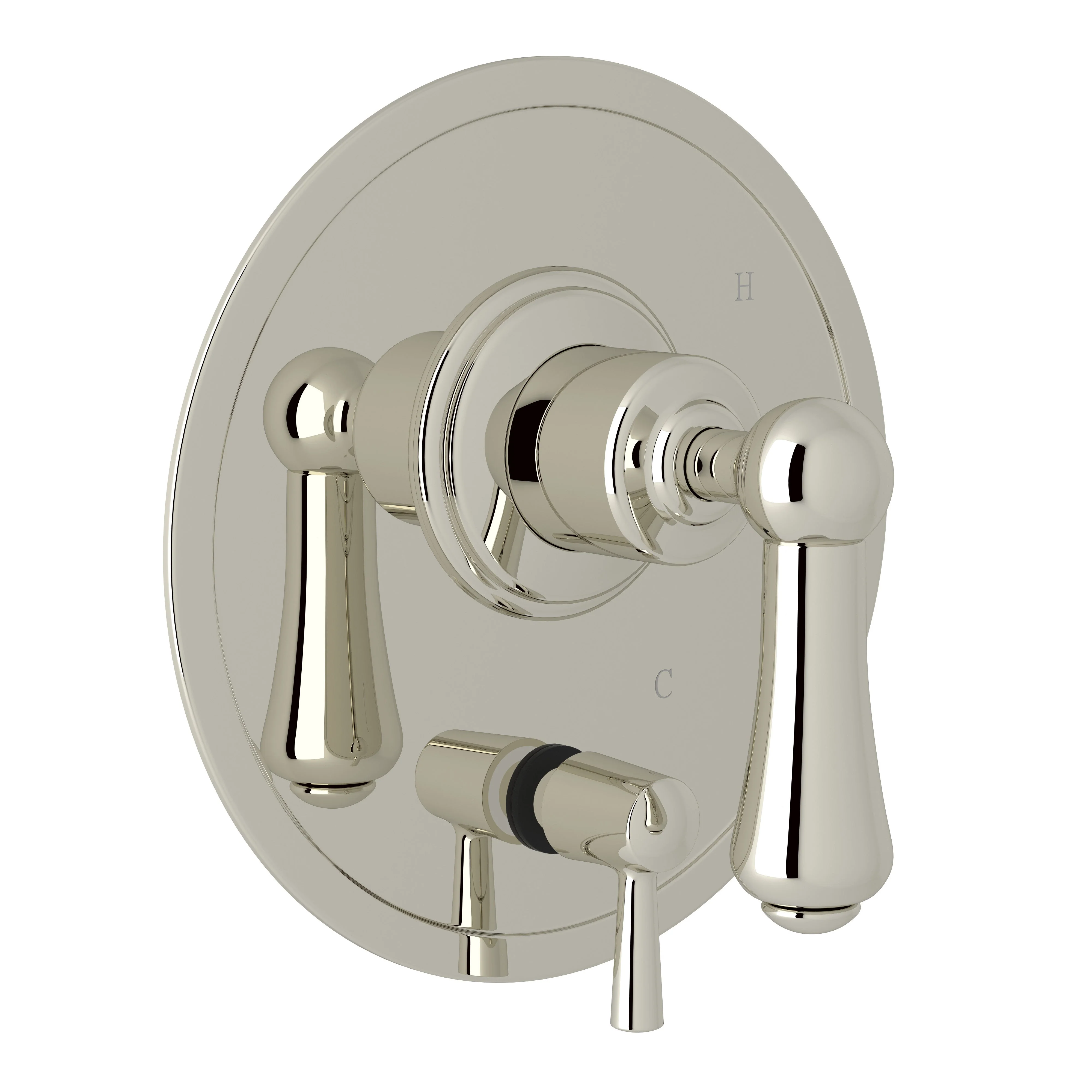 Perrin & Rowe U.2710N Georgian Era 1/2" Pressure Balance Trim With Diverter - Image 3