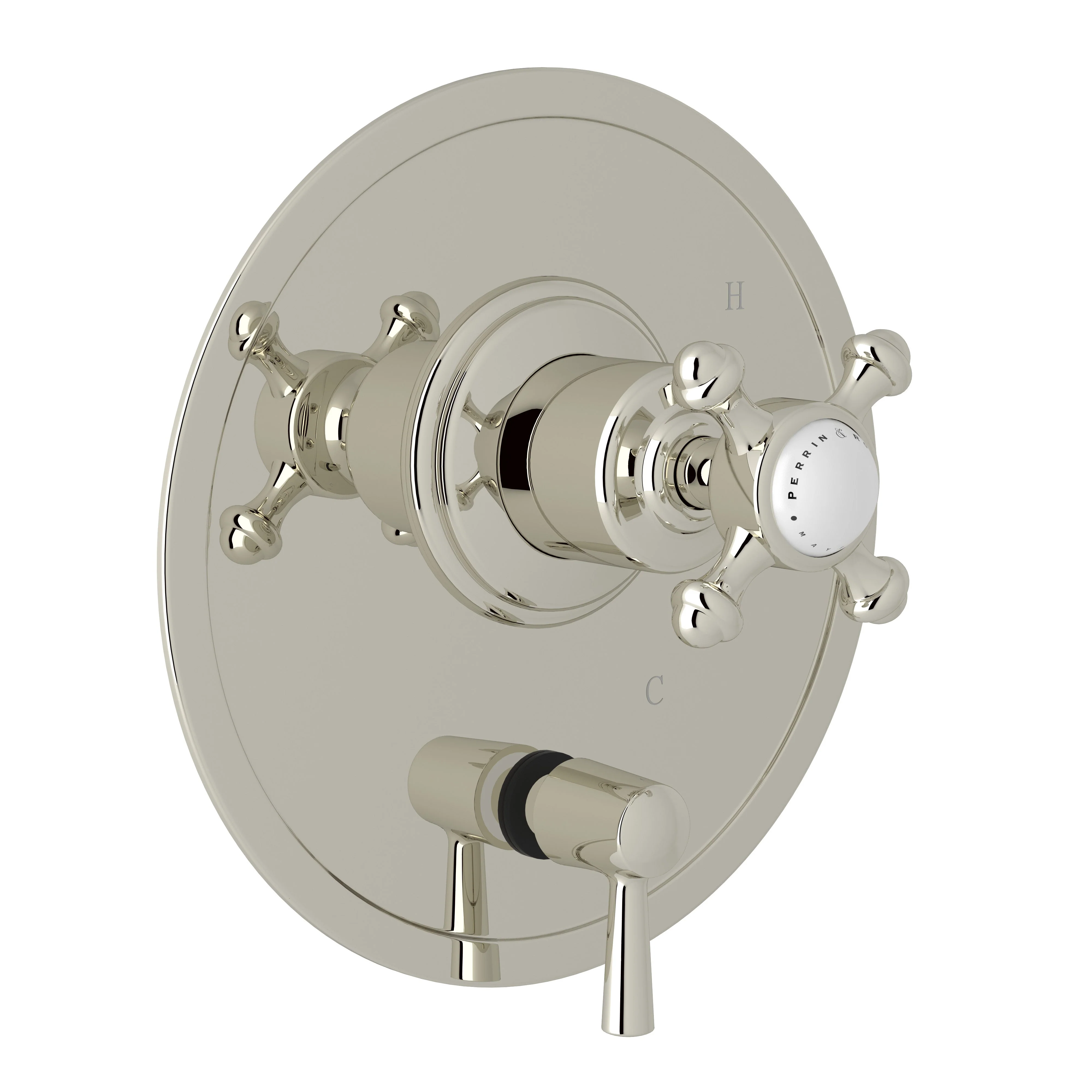 Perrin & Rowe U.2710N Georgian Era 1/2" Pressure Balance Trim With Diverter - Image 7