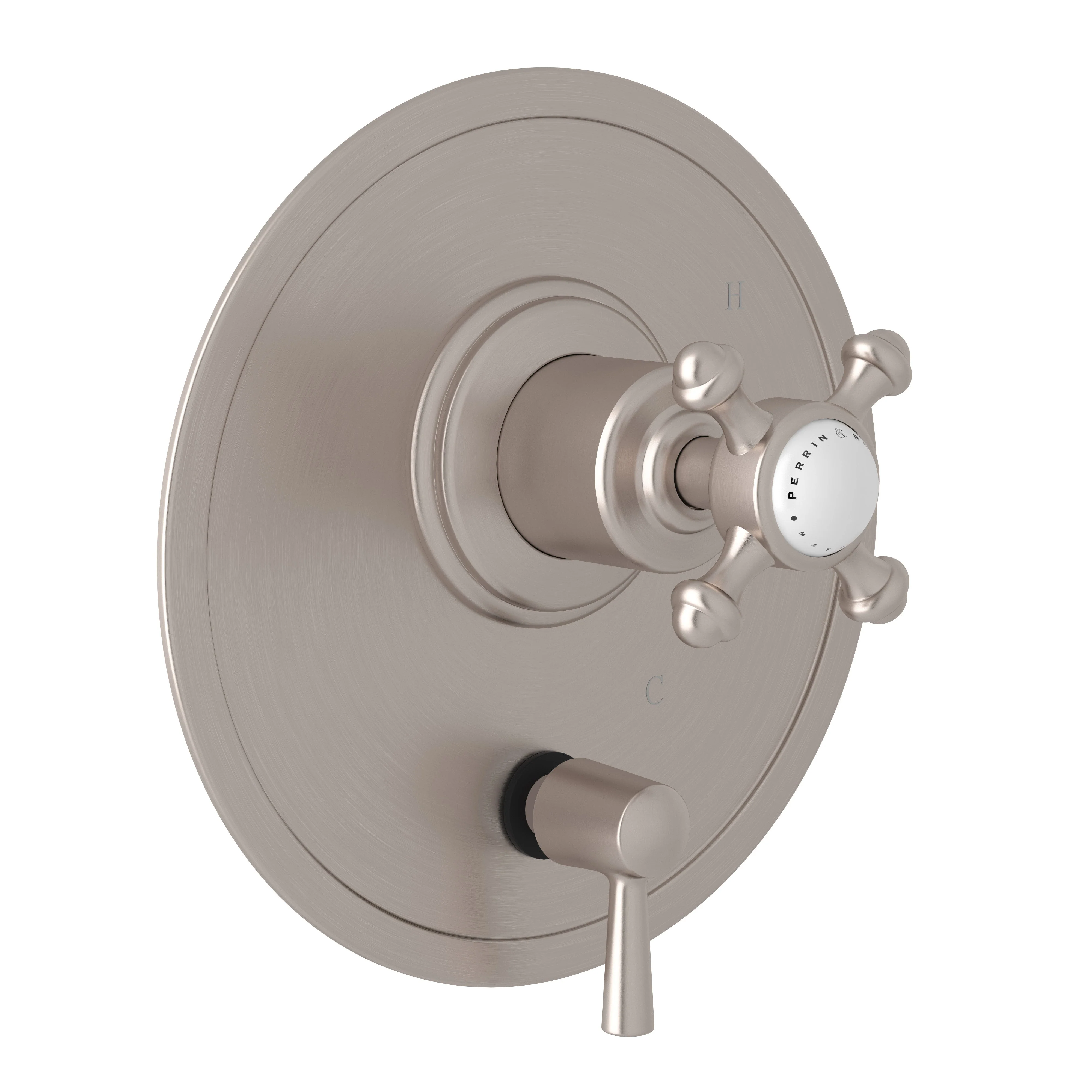 Perrin & Rowe U.2710N Georgian Era 1/2" Pressure Balance Trim With Diverter - Image 8