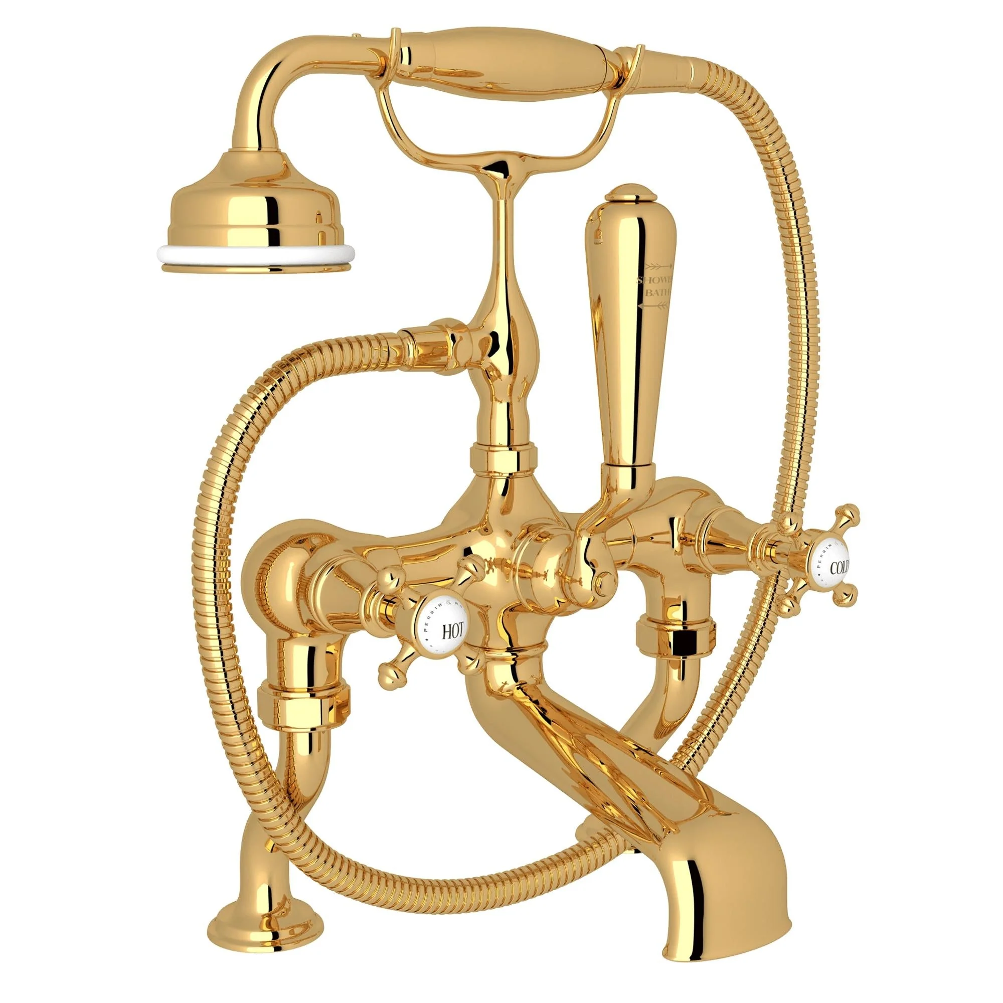 Perrin & Rowe U.3001 Georgian Era Exposed Deck Mount Tub Filler - Image 3