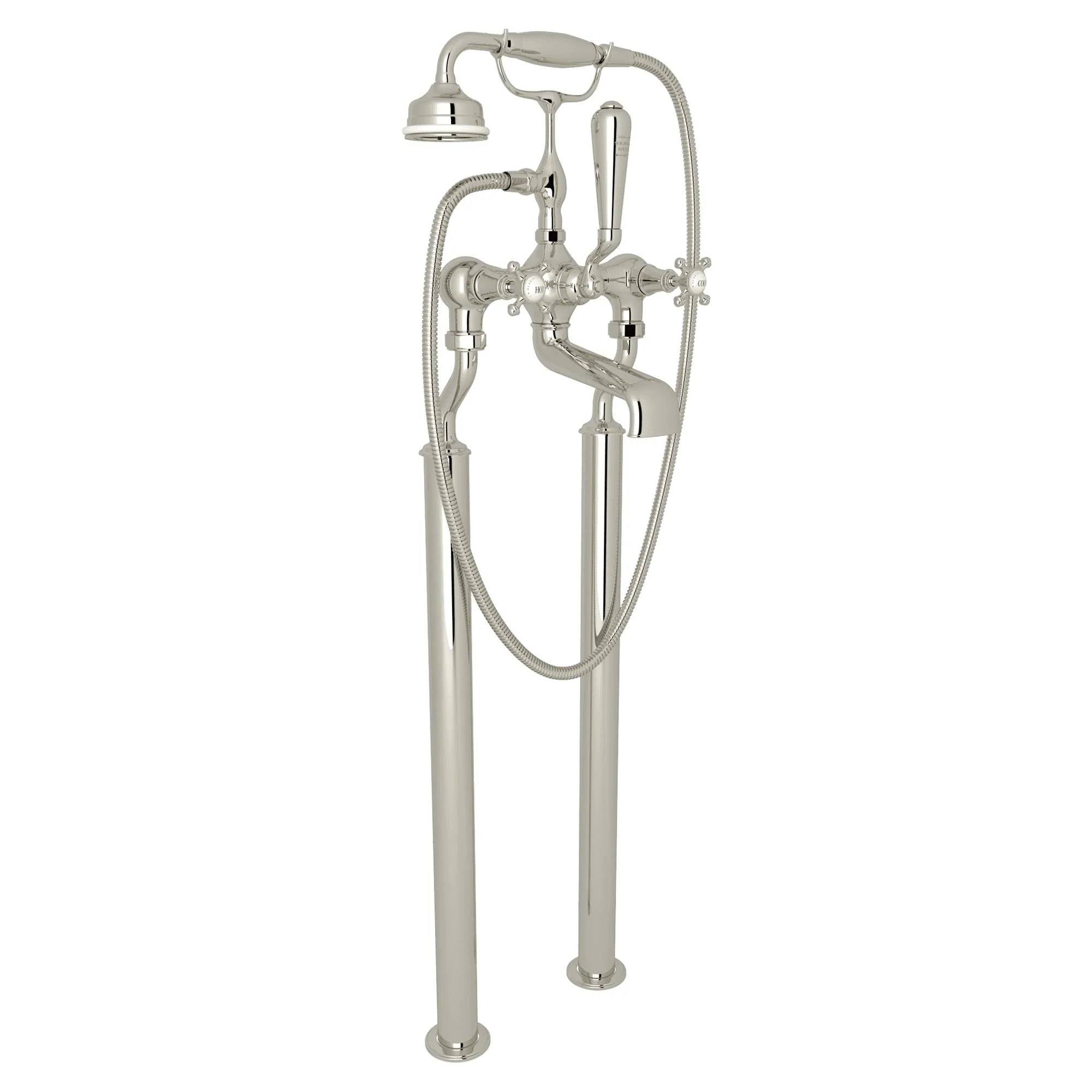 Perrin & Rowe U.3013 Georgian Era Floor Mount Tub Filler - Image 4