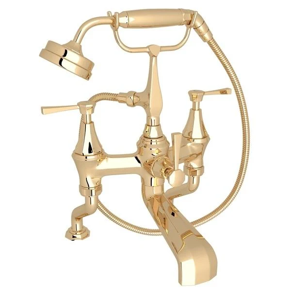 Perrin & Rowe U.3100 Deco Exposed Deck Mount Tub Filler - Image 2