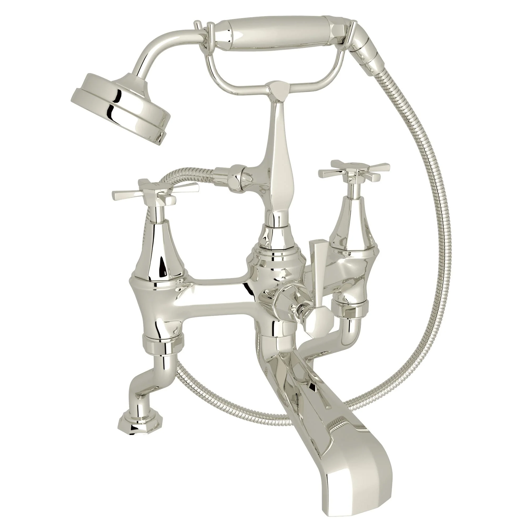 Perrin & Rowe U.3101 Deco Exposed Deck Mount Tub Filler - Image 3