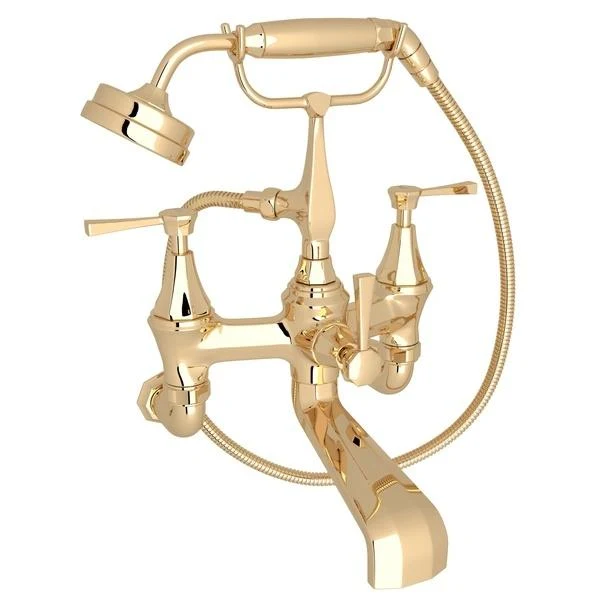 Perrin & Rowe U.3110 Deco Exposed Wall Mount Tub Filler - Image 2