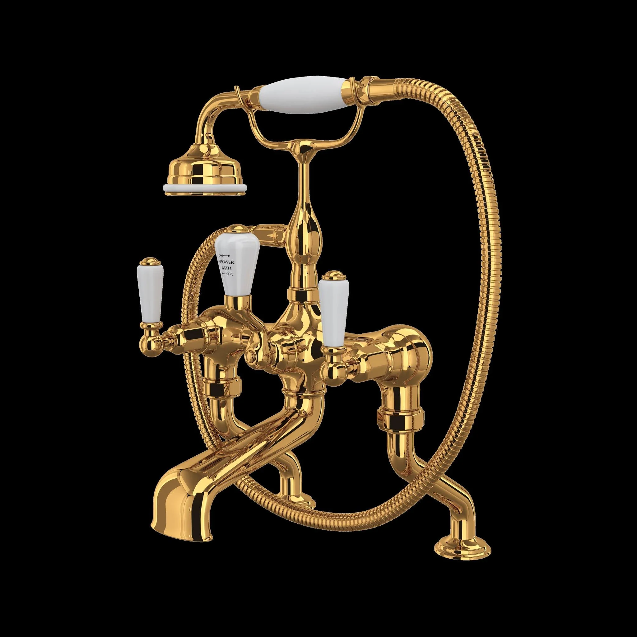 Perrin & Rowe U.3500 Edwardian Exposed Deck Mount Tub Filler - Image 3