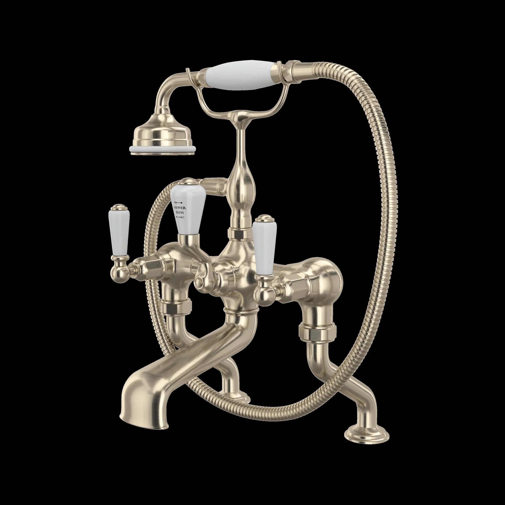 Perrin & Rowe U.3500 Edwardian Exposed Deck Mount Tub Filler - Image 5