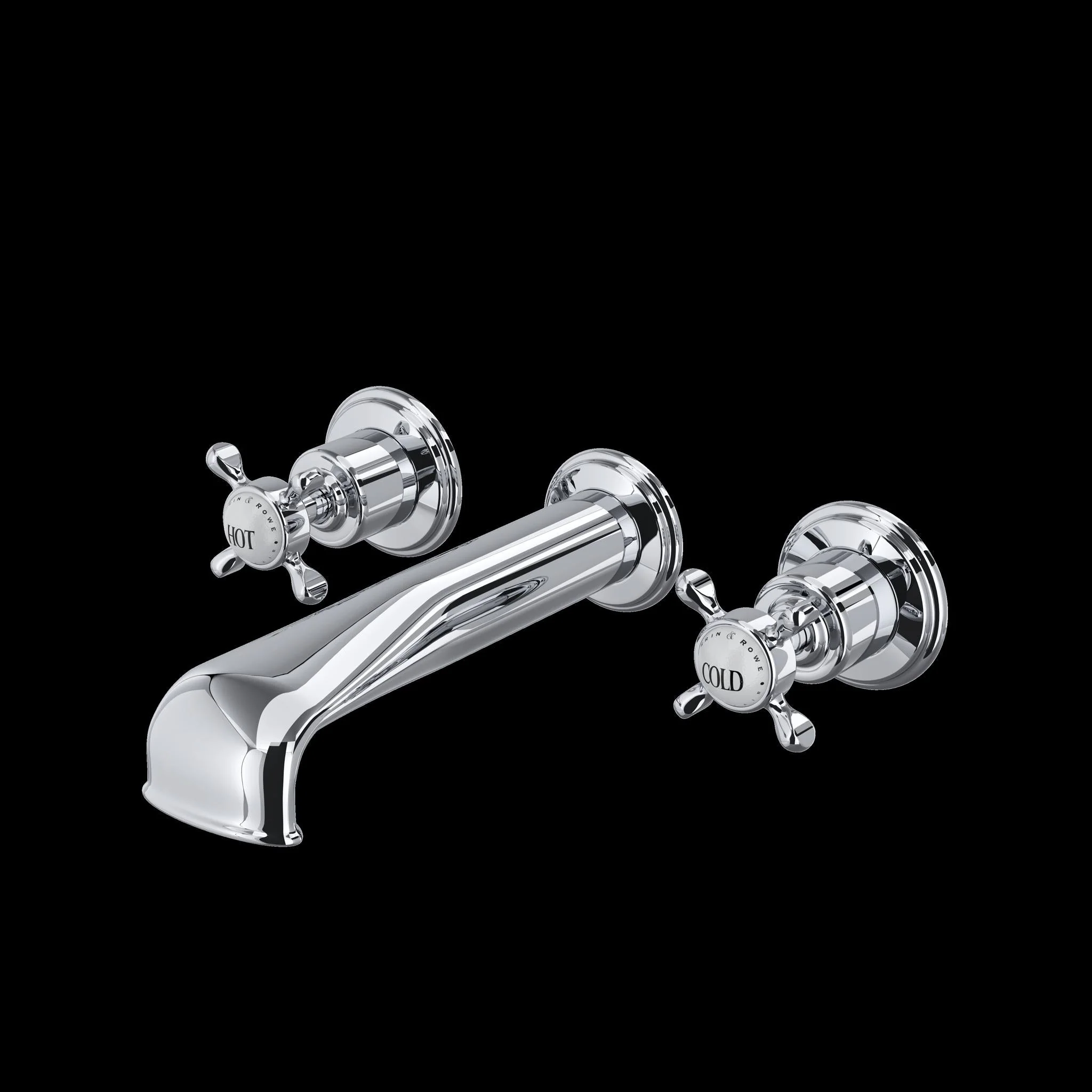 Perrin & Rowe U.3581 Edwardian Wall Mount Tub Filler
