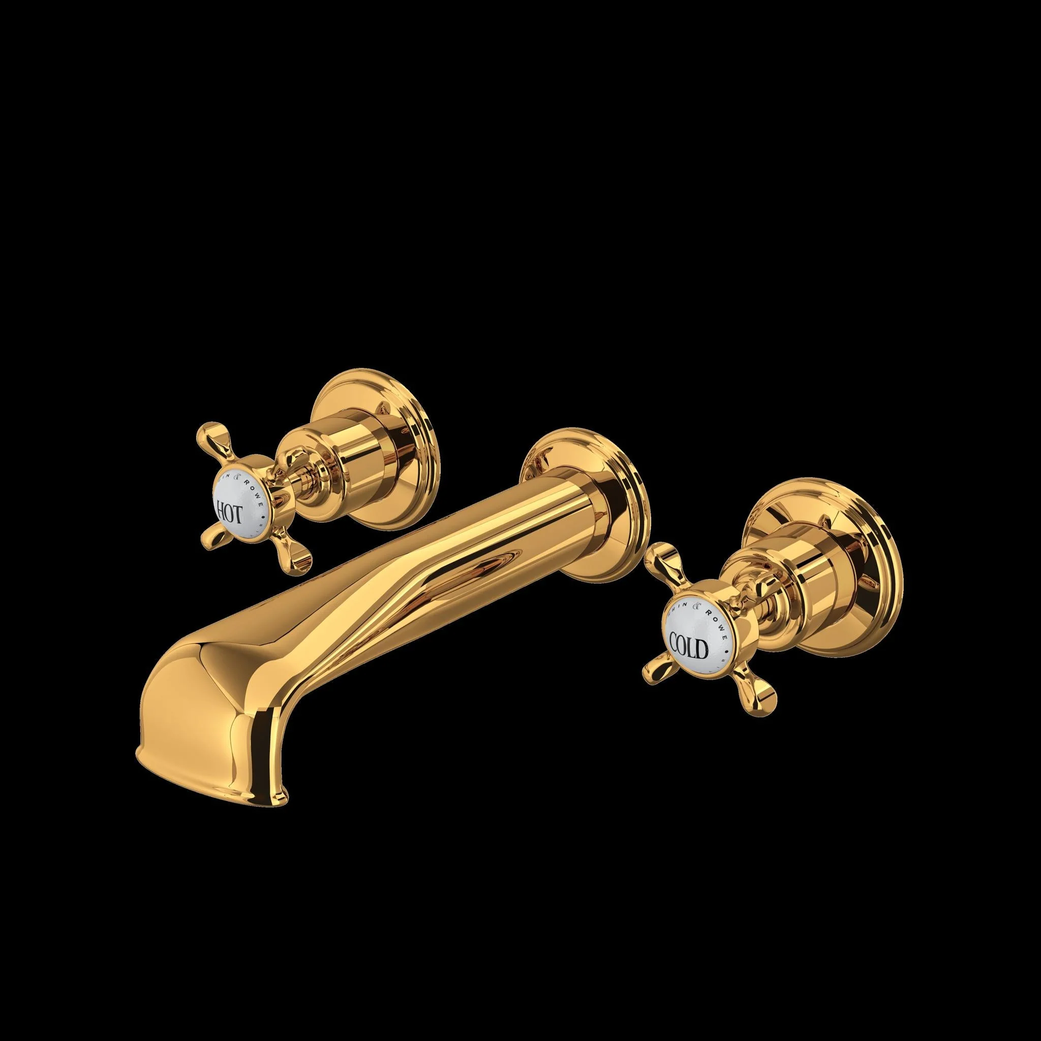 Perrin & Rowe U.3581 Edwardian Wall Mount Tub Filler - Image 3