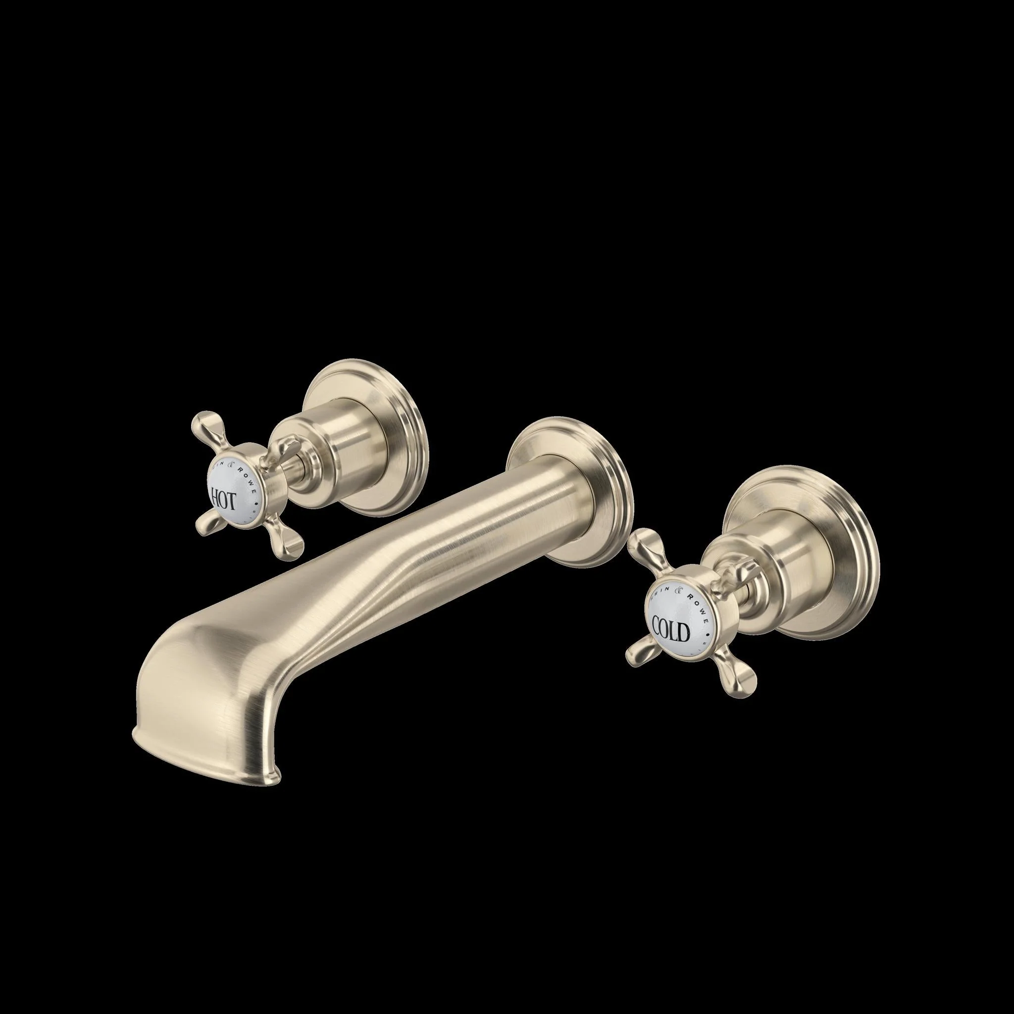 Perrin & Rowe U.3581 Edwardian Wall Mount Tub Filler - Image 5