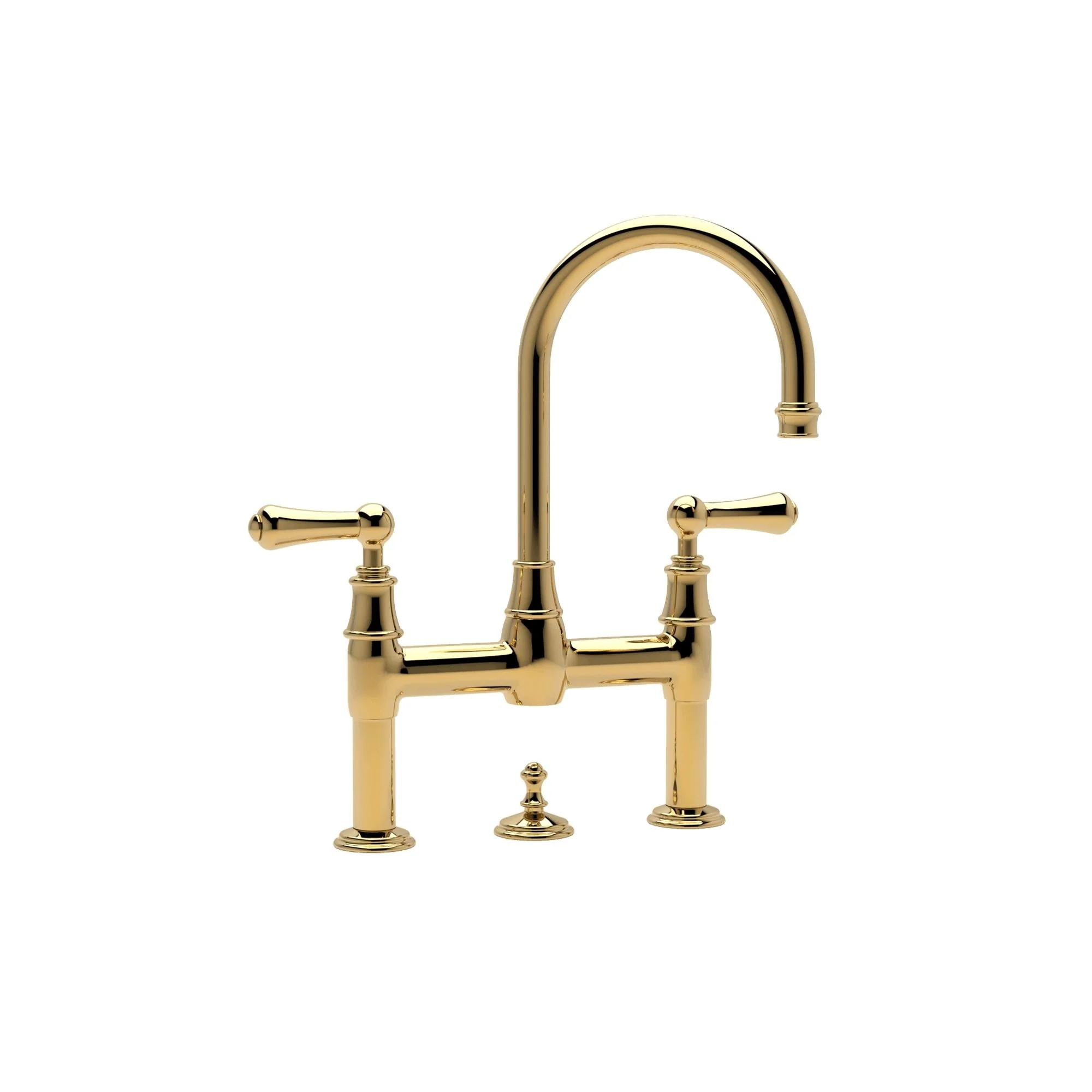 Perrin & Rowe U.3708 Georgian Era Bridge Lavatory Faucet - Image 3
