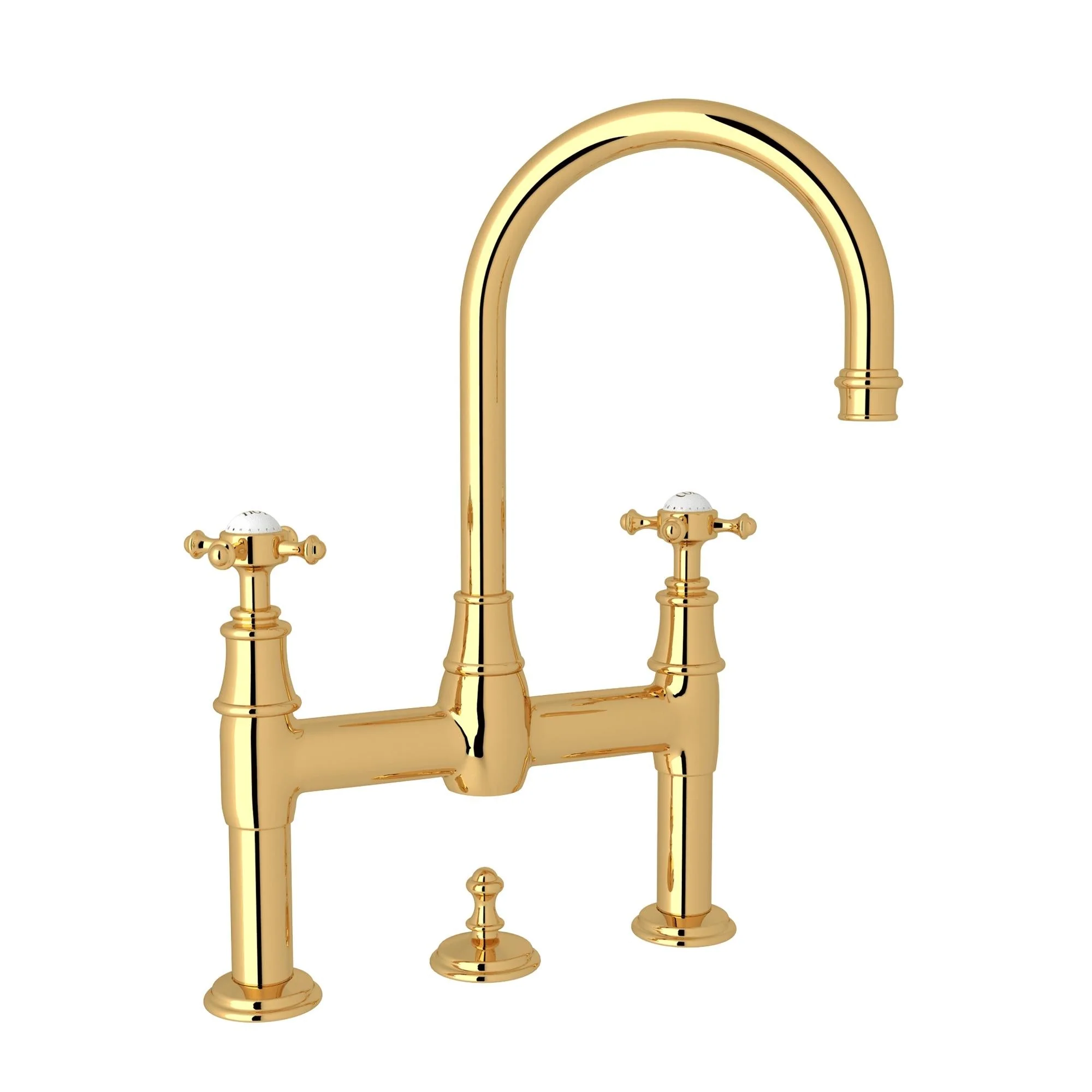 Perrin & Rowe U.3709 Georgian Era Bridge Lavatory Faucet - Image 3