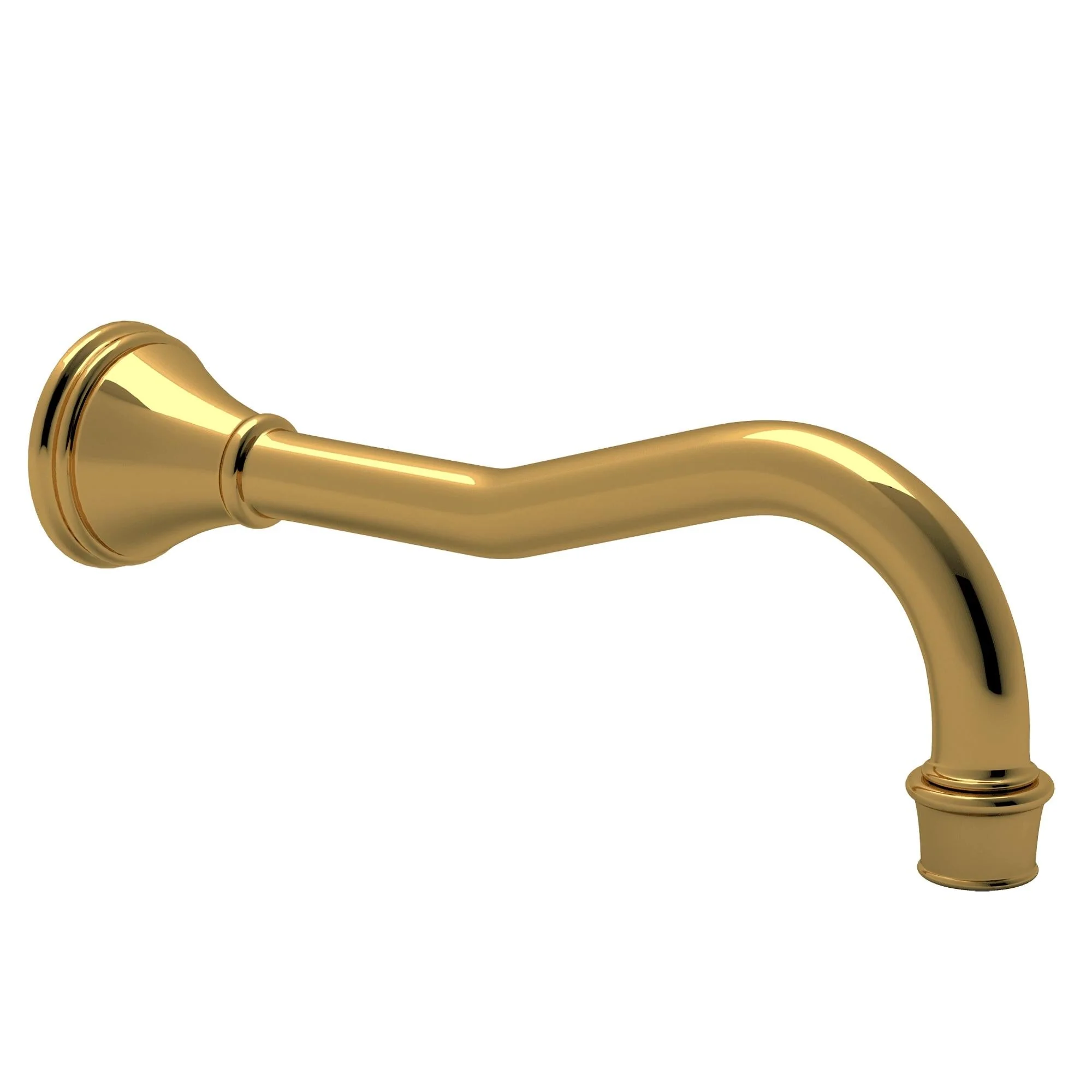 Perrin & Rowe U.3787 Georgian Era Wall Mount Tub Spout with Column Spout - Image 6