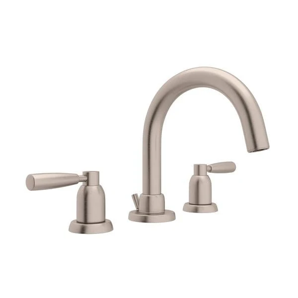 Perrin & Rowe U.3955 Holborn Widespread Lavatory Faucet With C-Spout - Image 4