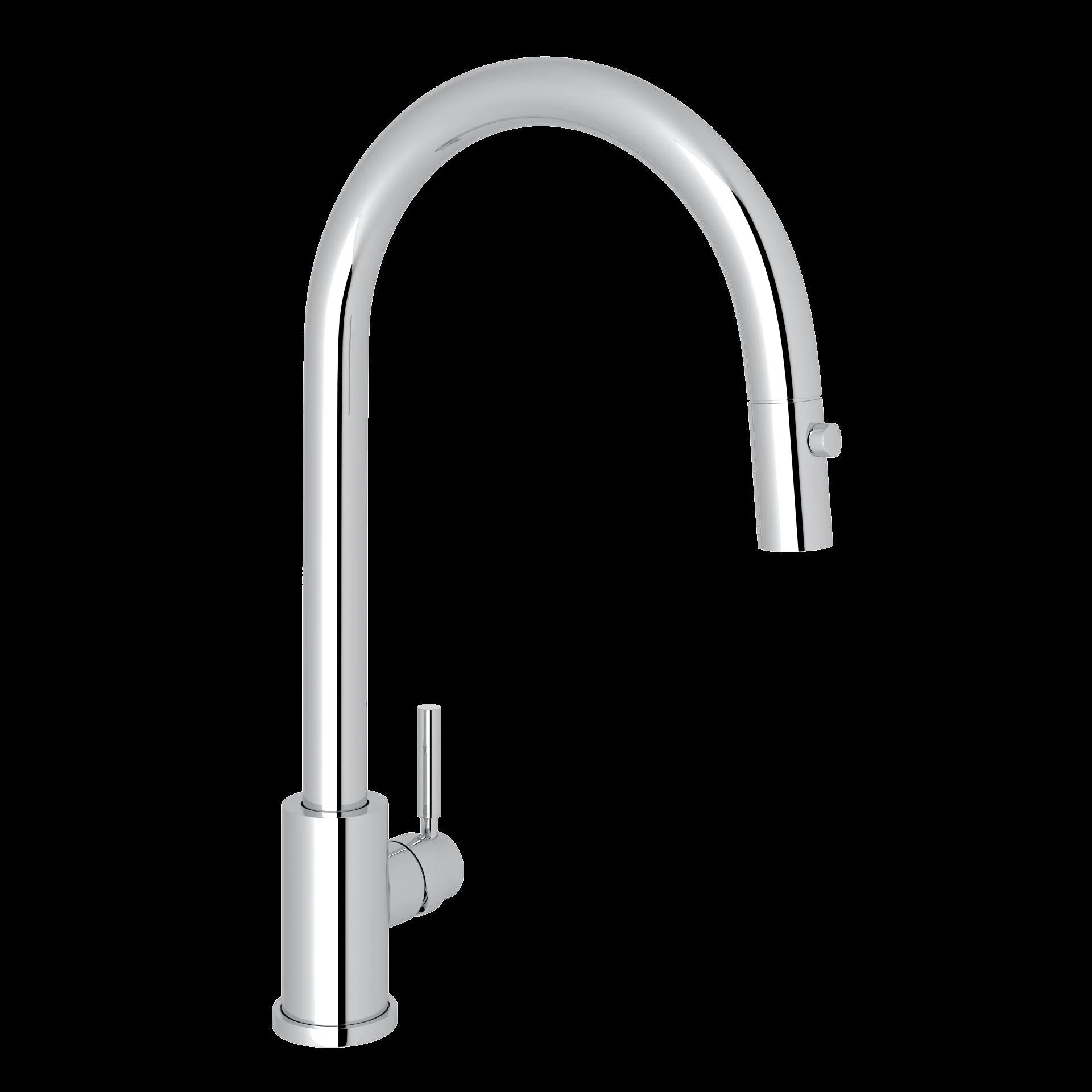 Perrin & Rowe U.4044 Holborn Pull-Down Kitchen Faucet with C-Spout
