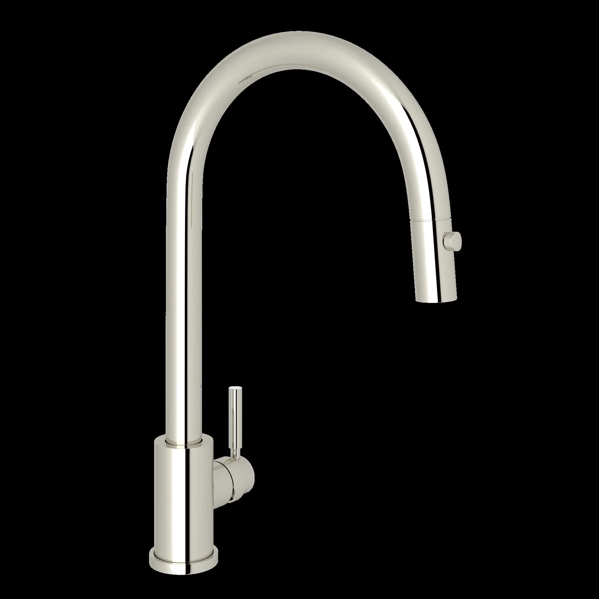 Perrin & Rowe U.4044 Holborn Pull-Down Kitchen Faucet with C-Spout - Image 4