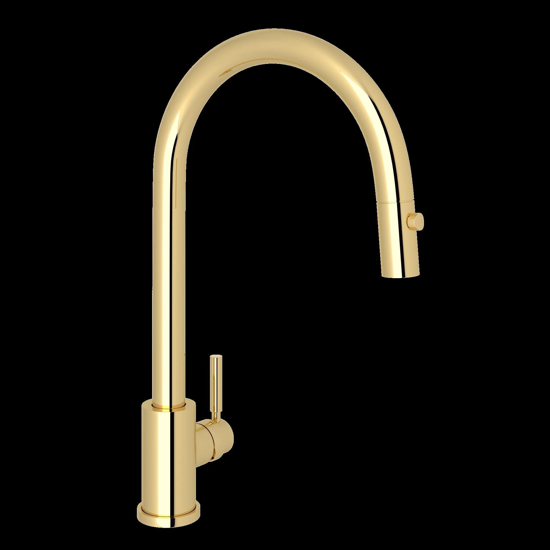 Perrin & Rowe U.4044 Holborn Pull-Down Kitchen Faucet with C-Spout - Image 7