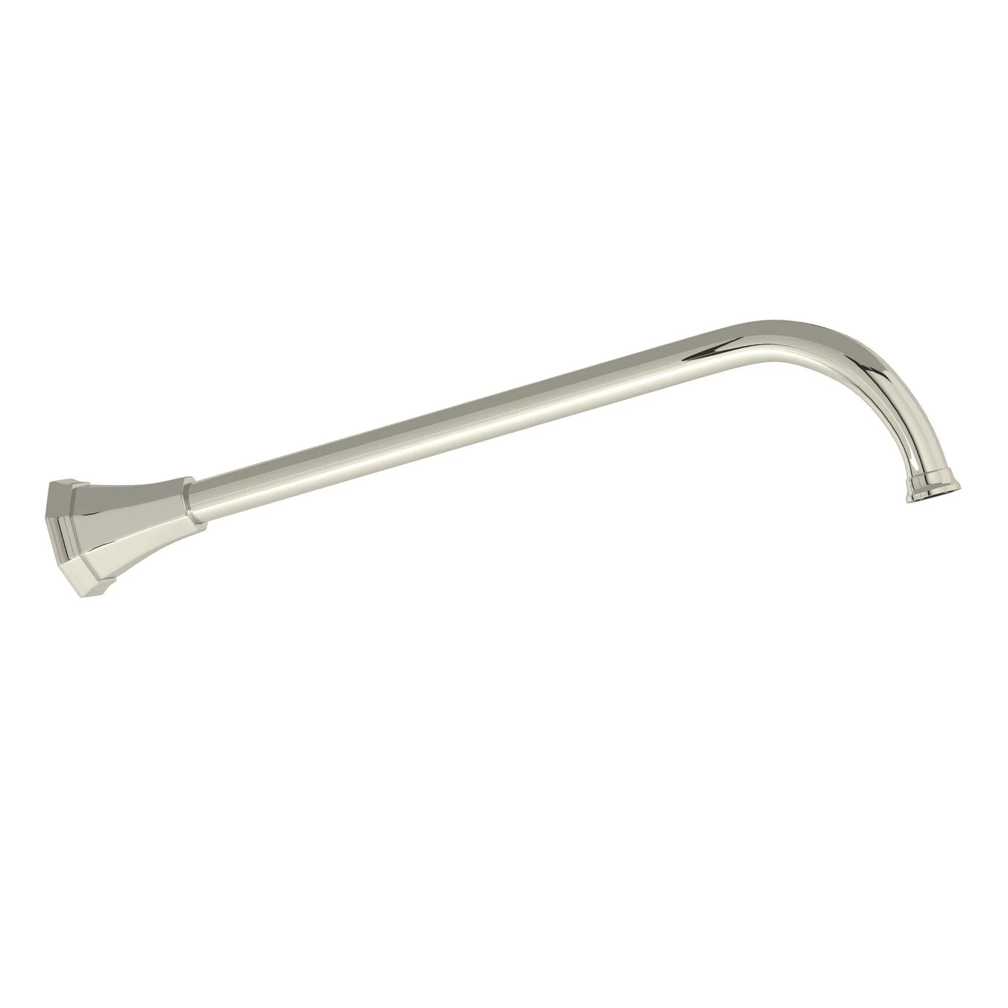 Perrin & Rowe U.5184 15" Reach Wall Mount Shower Arm With Octagonal Escutcheon - Image 3