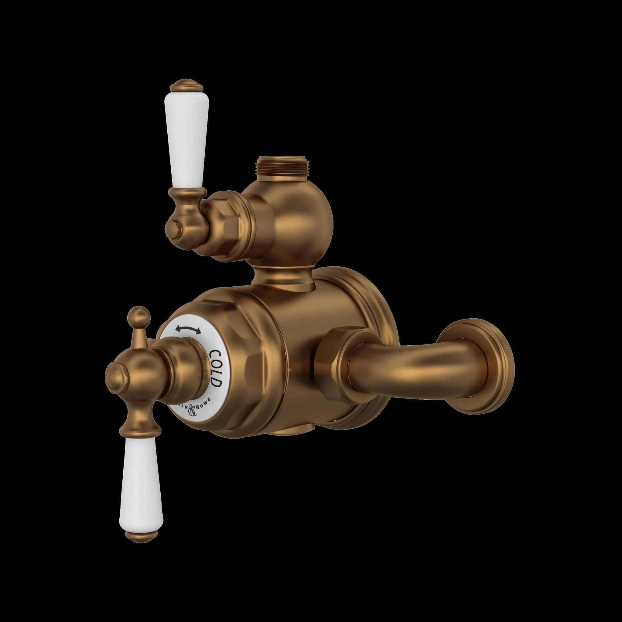 Perrin & Rowe U.5550 Edwardian 3/4" Exposed Therm Valve With Volume And Temperature Control - Image 2