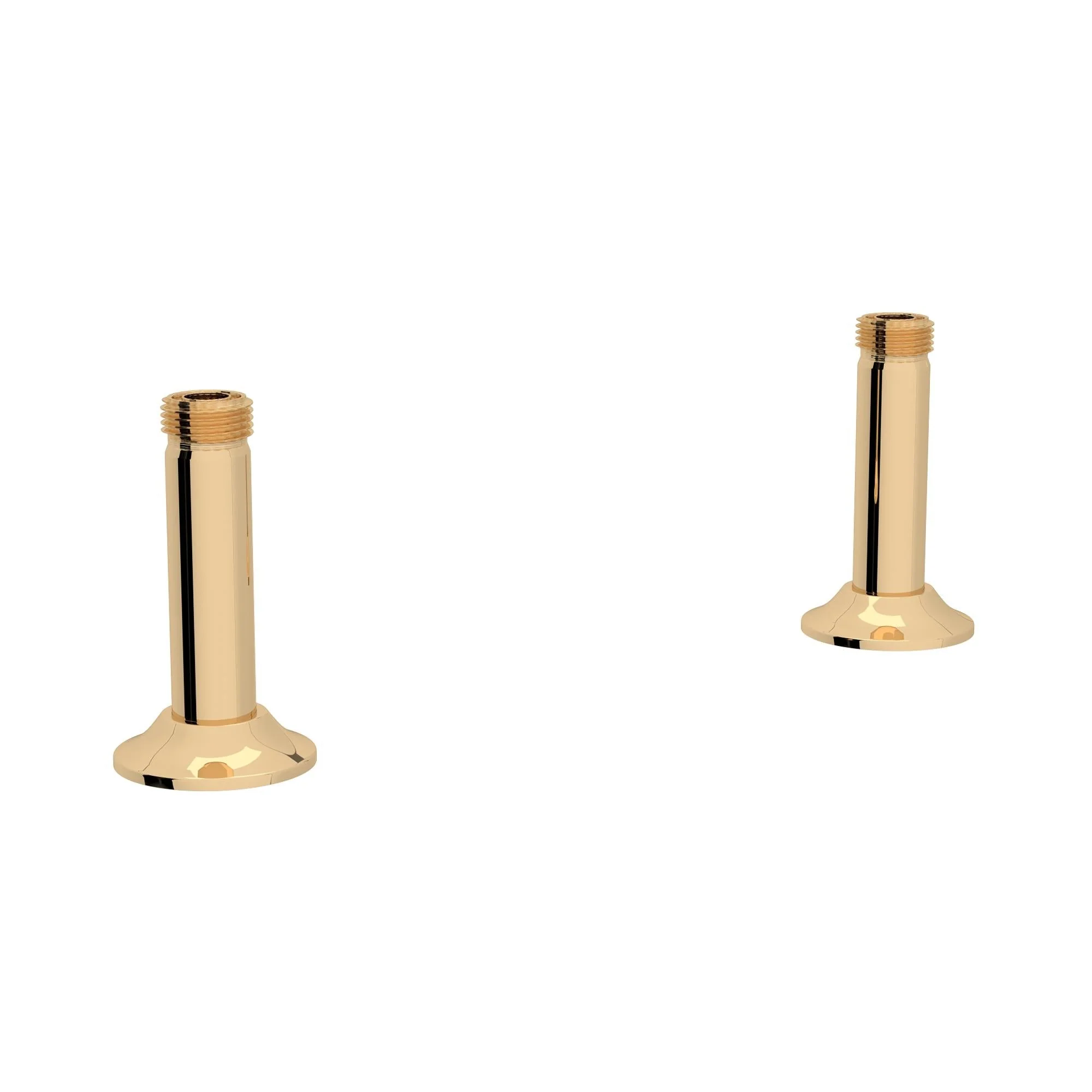Perrin & Rowe U.6794 Georgian Era Bridge Faucet Straight Deck Unions - Image 3