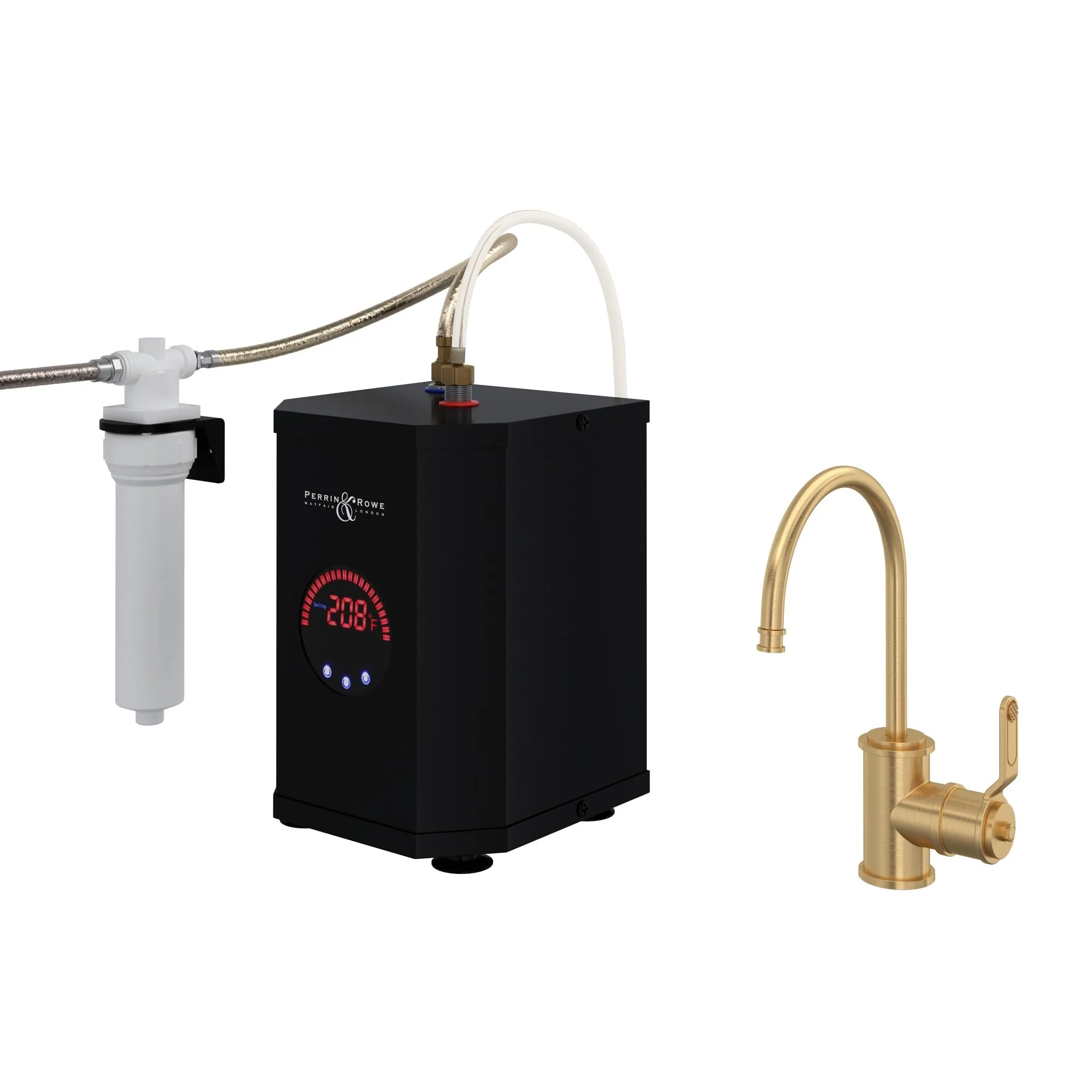 Perrin & Rowe U.KIT1833 Armstrong Hot Water and Kitchen Filter Faucet Kit - Image 3