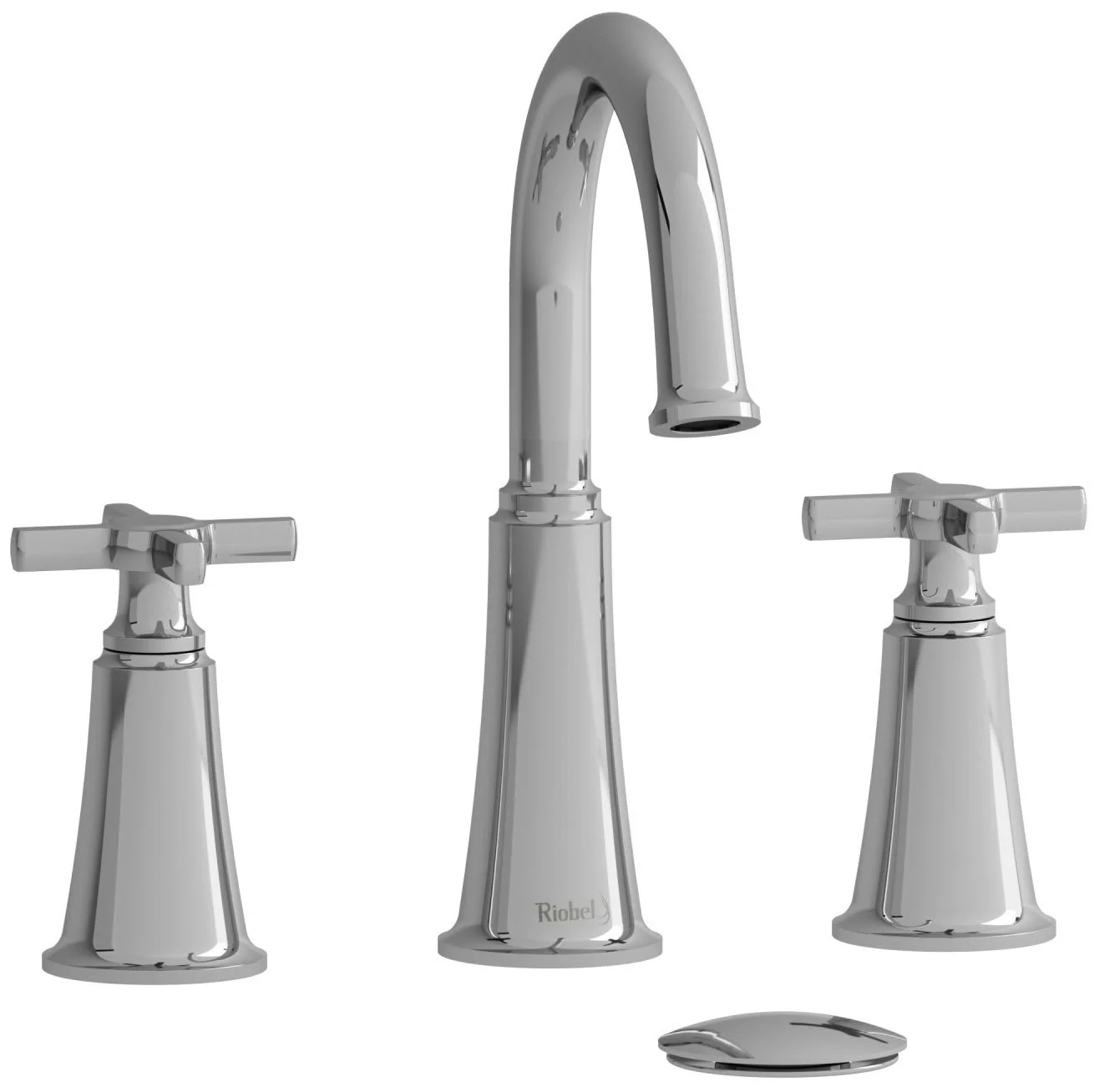 Riobel MMRD08 Momenti Widespread Lavatory Faucet with C-Spout - Image 17