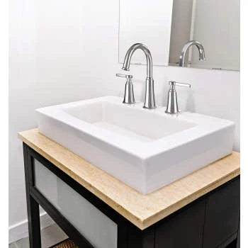 Riobel MMRD08 Momenti Widespread Lavatory Faucet with C-Spout - Image 9