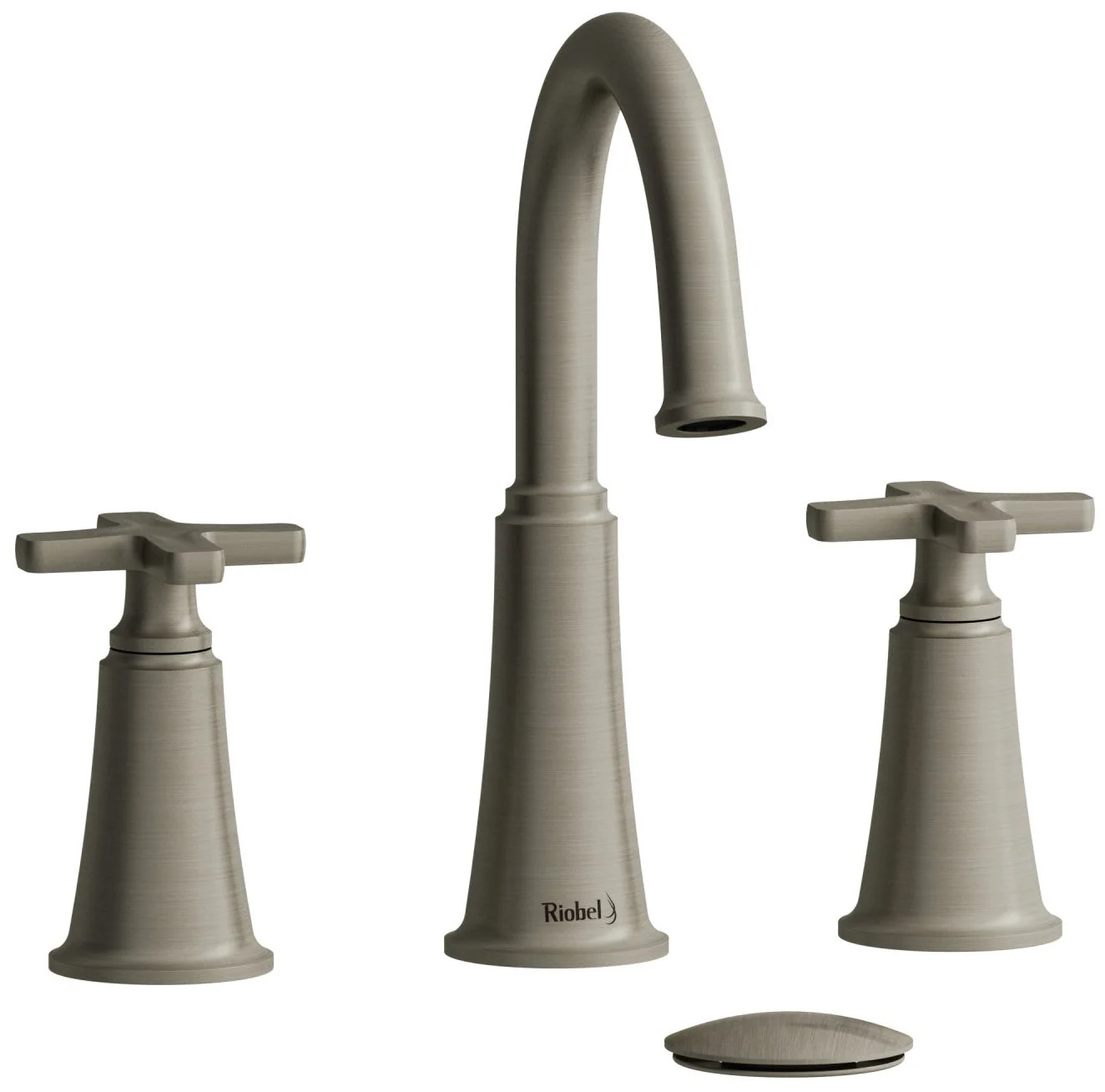 Riobel MMRD12 Momenti 4-Hole Deck Mount Tub Filler with C-Spout - Image 11