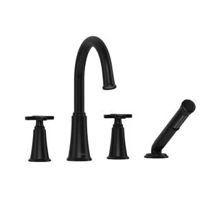 Riobel MMRD12 Momenti 4-Hole Deck Mount Tub Filler with C-Spout - Image 29