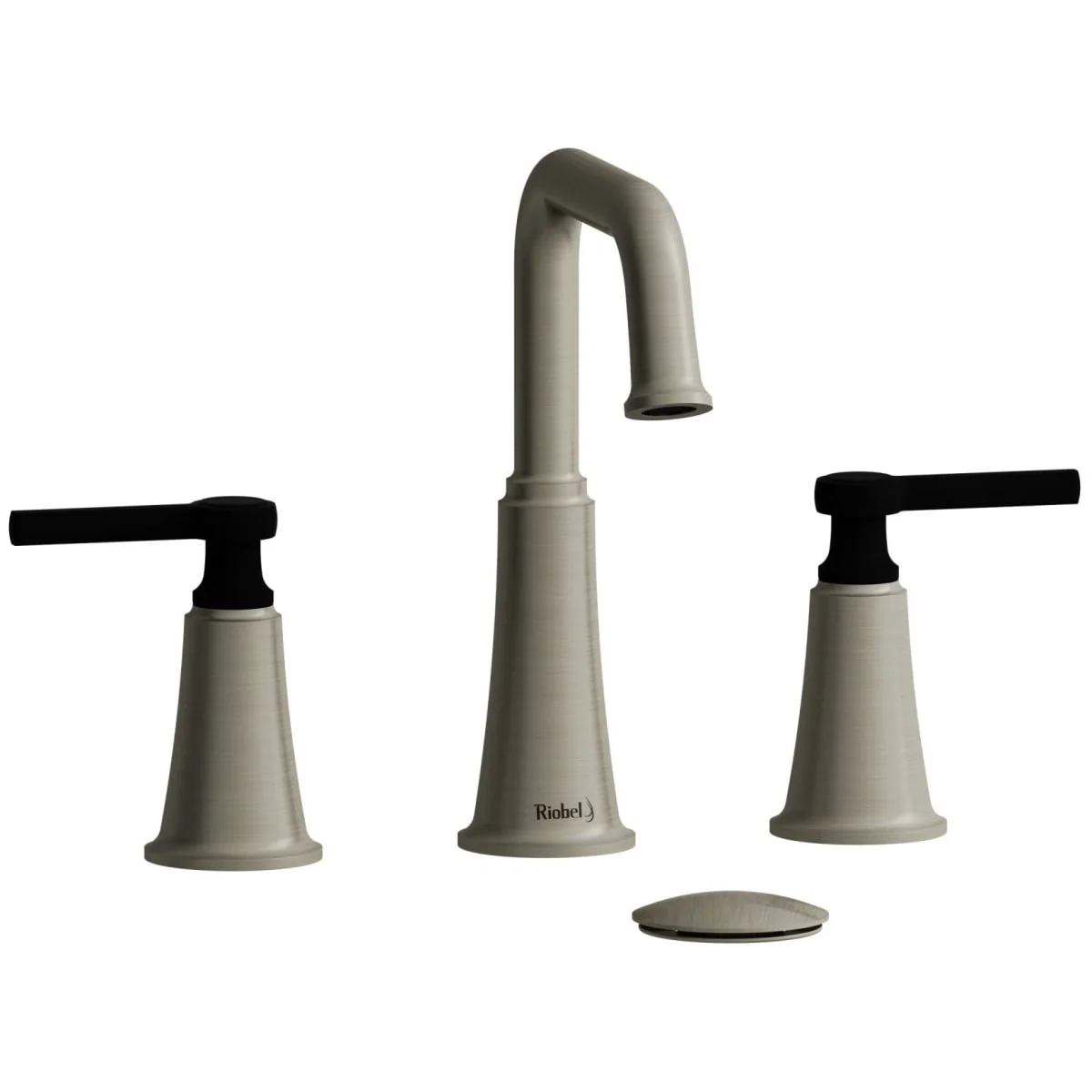 Riobel MMSQ08 Momenti Widespread Lavatory Faucet with U-Spout - Image 28