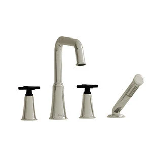 Riobel MMSQ12 Momenti 4-Hole Deck Mount Tub Filler with U-Spout - Image 32