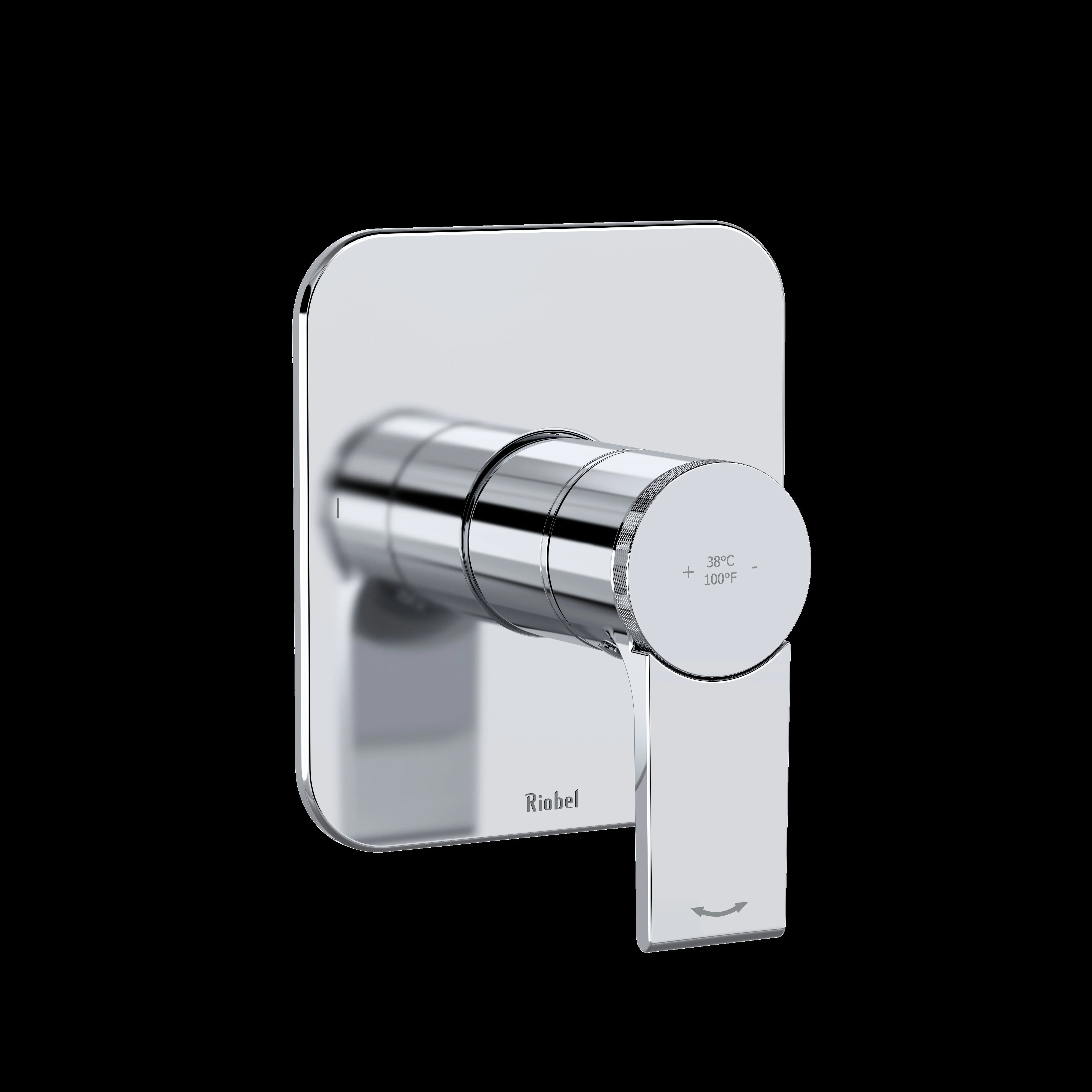 Riobel TFR44 Fresk 1/2" Therm & Pressure Balance Trim with 2 Functions - Image 2
