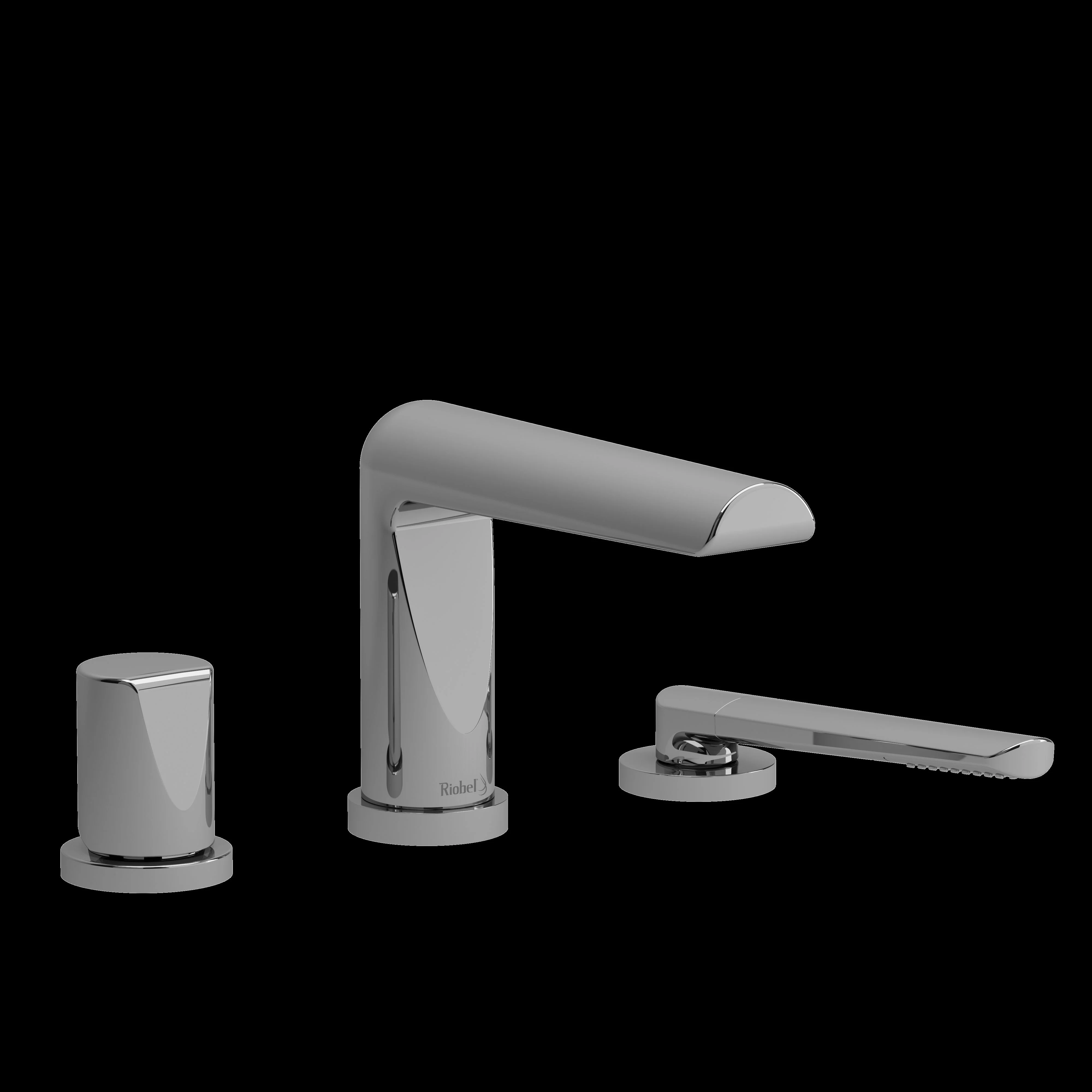 Riobel TPB66 Parabola 3-Hole Deck Mount Tub Filler Trim - Image 3
