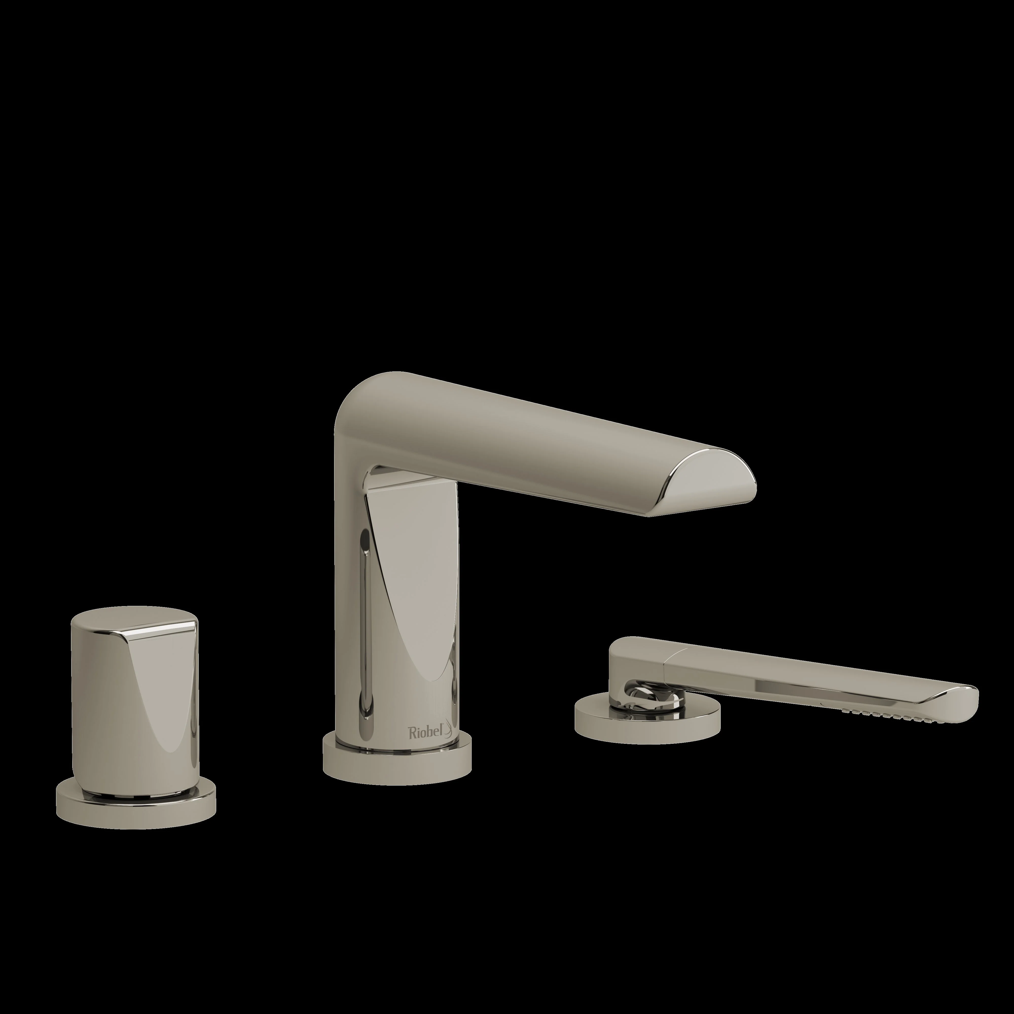 Riobel TPB66 Parabola 3-Hole Deck Mount Tub Filler Trim - Image 4