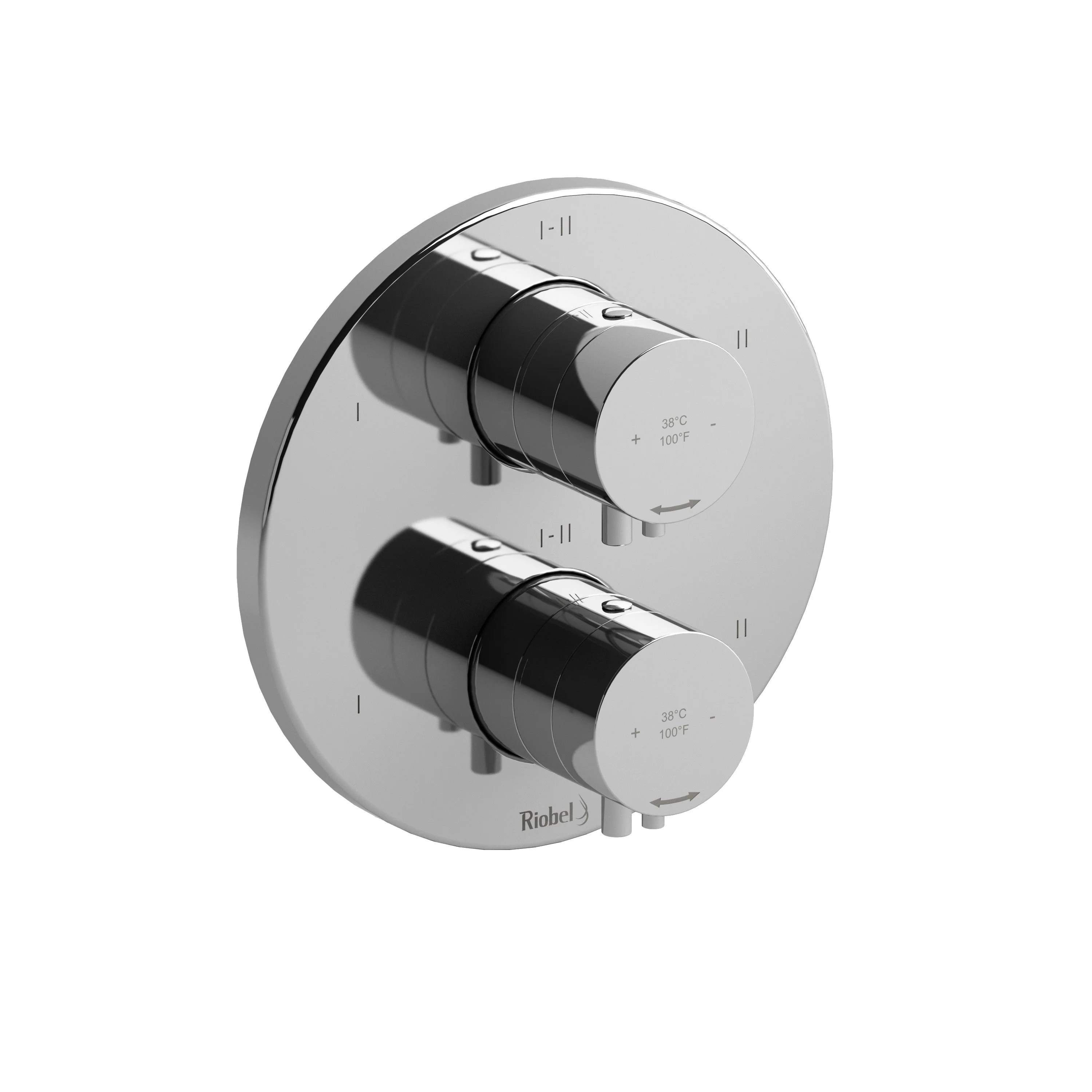 Riobel TSYTM46 Sylla 3/4" Therm & Pressure Balance Trim with 6 Functions - Image 2