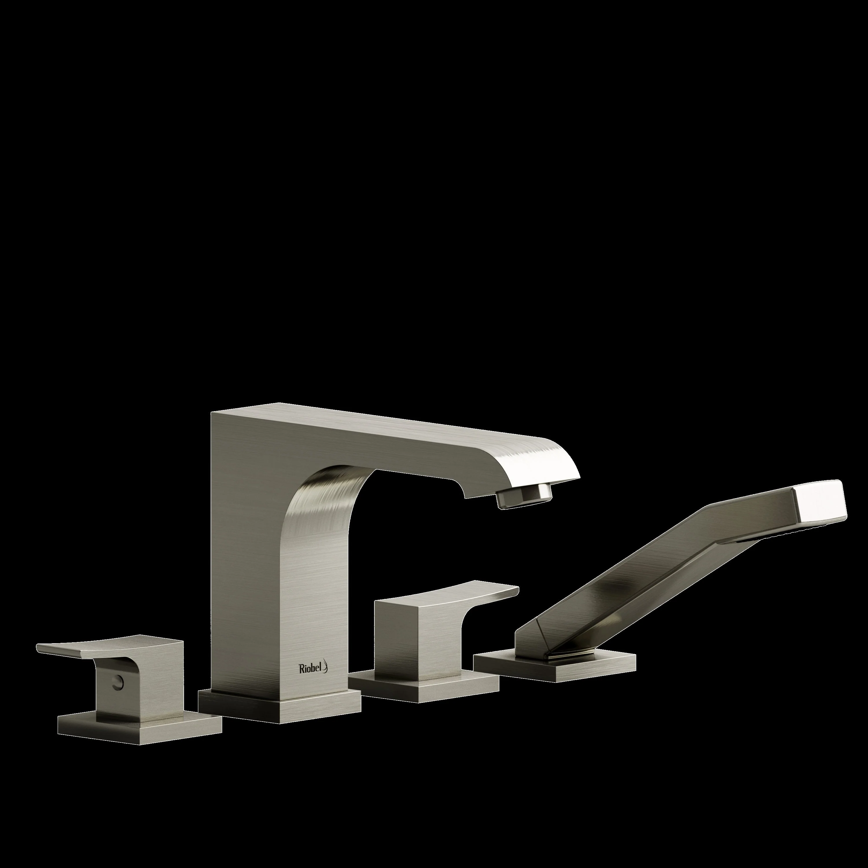 Riobel ZO12 Zendo 4-Hole Deck Mount Tub Filler