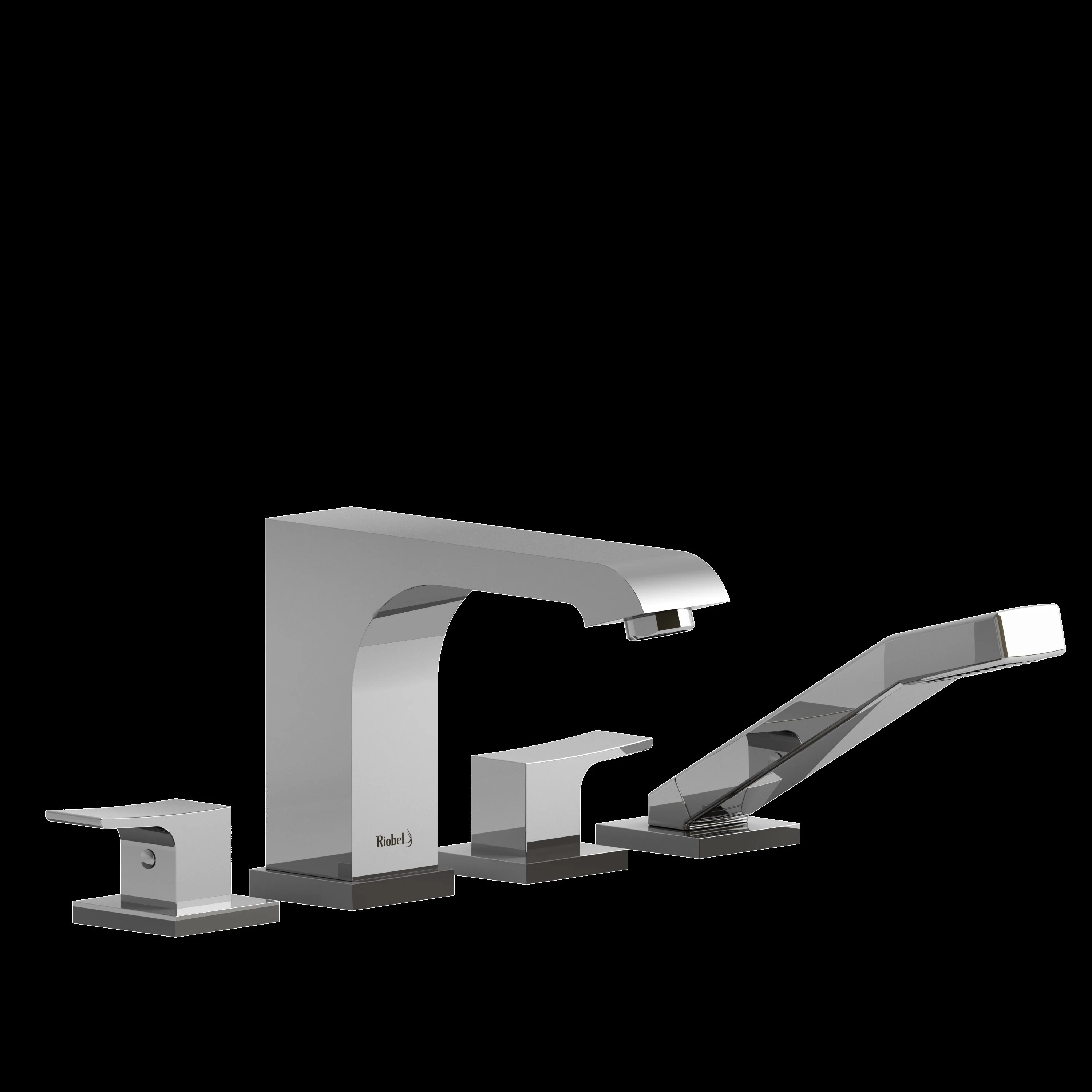 Riobel ZO12 Zendo 4-Hole Deck Mount Tub Filler - Image 2
