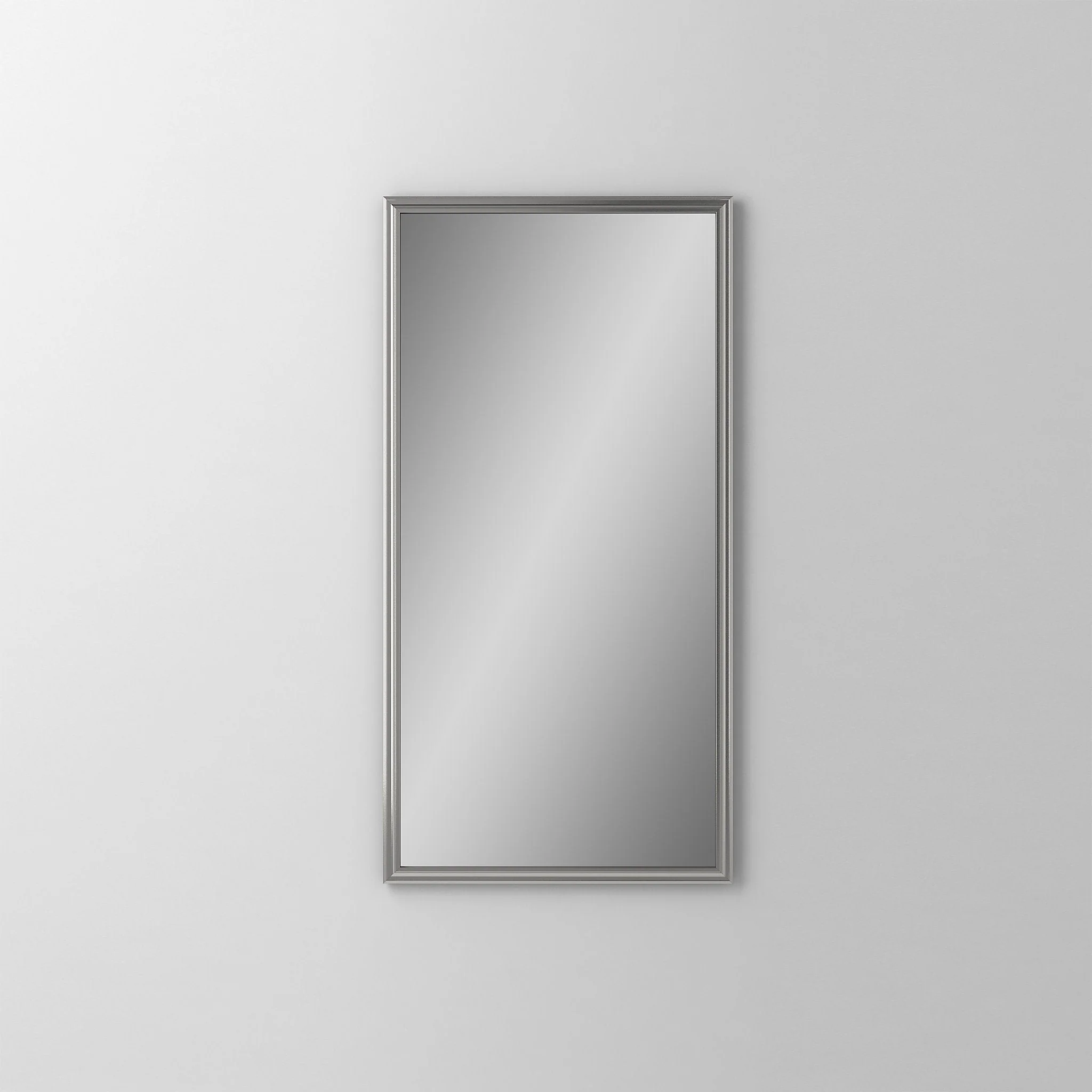 robern DC1630D4RMGLE70 Main Line Cabinet, 16" x 30" x 4", Rosemont Frame, Satin Nickel, Left Hinge, Electric