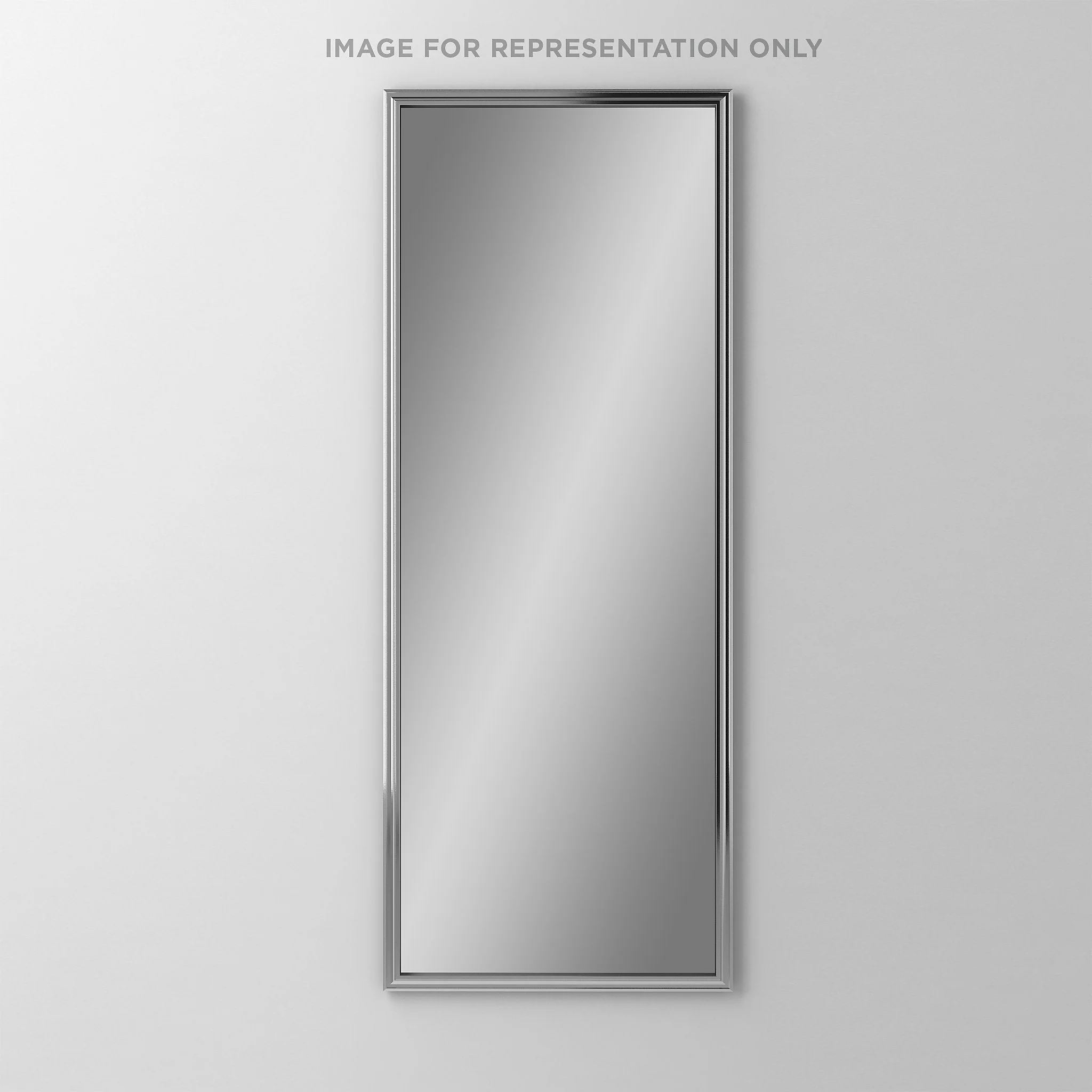 robern DC1640D4RMGLE77 Main Line Cabinet, 16" x 40" x 4", Rosemont Frame, Polished Nickel, Left Hinge, Electric