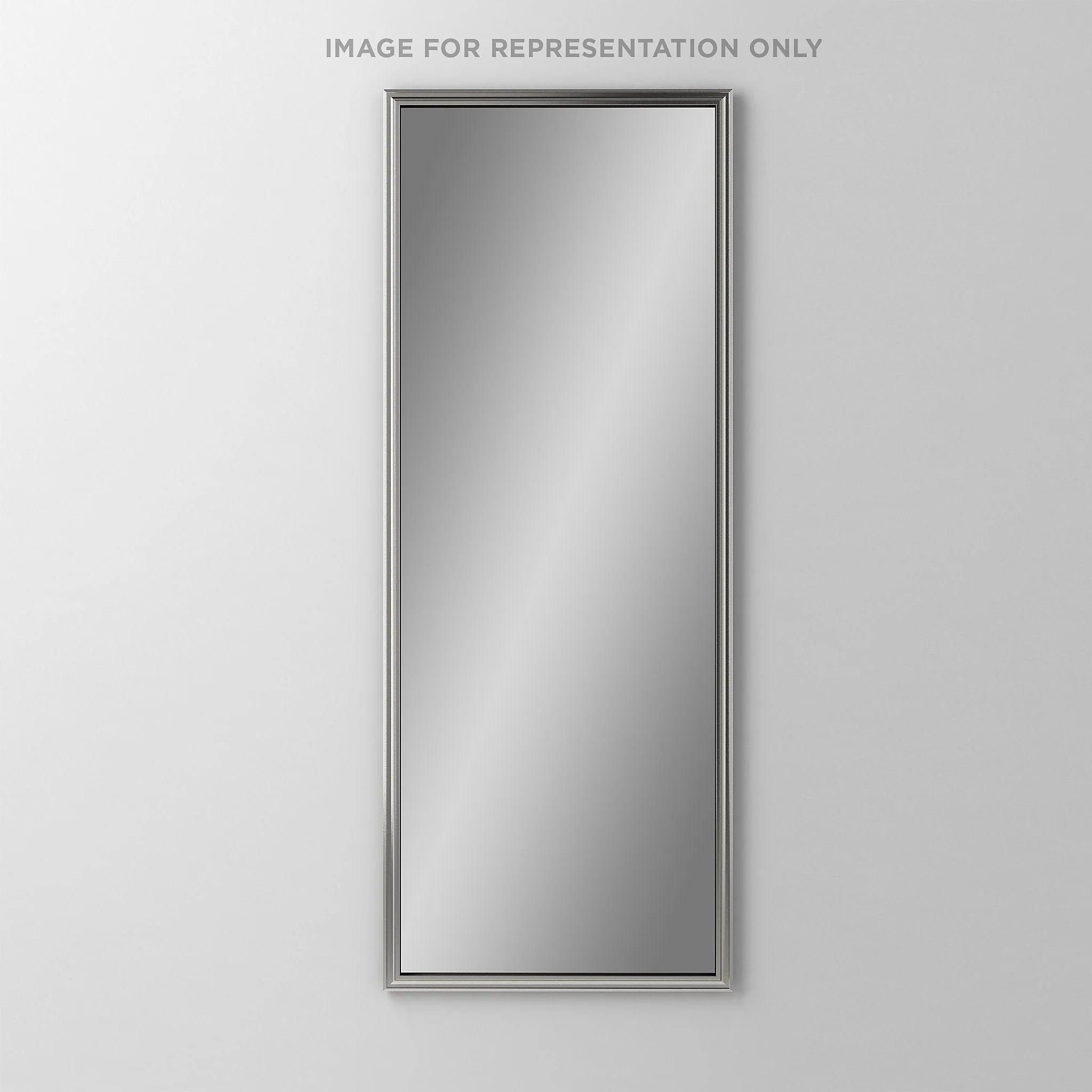 robern DC1640D6RMG71 Main Line Cabinet, 16" x 40" x 6", Rosemont Frame, Brushed Nickel, Reversible Hinge, Non-Electric