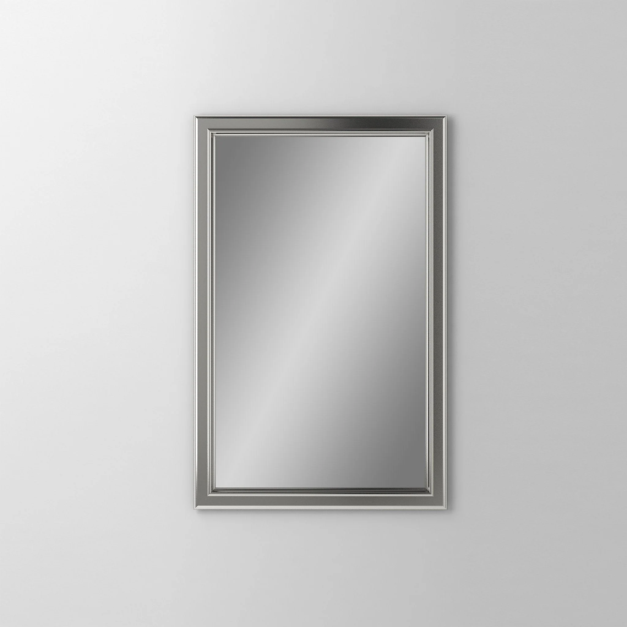 robern DC2030D6BMGLE70 Main Line Cabinet, 20" x 30" x 6", Bryn Mawr Frame, Satin Nickel, Left Hinge, Electric