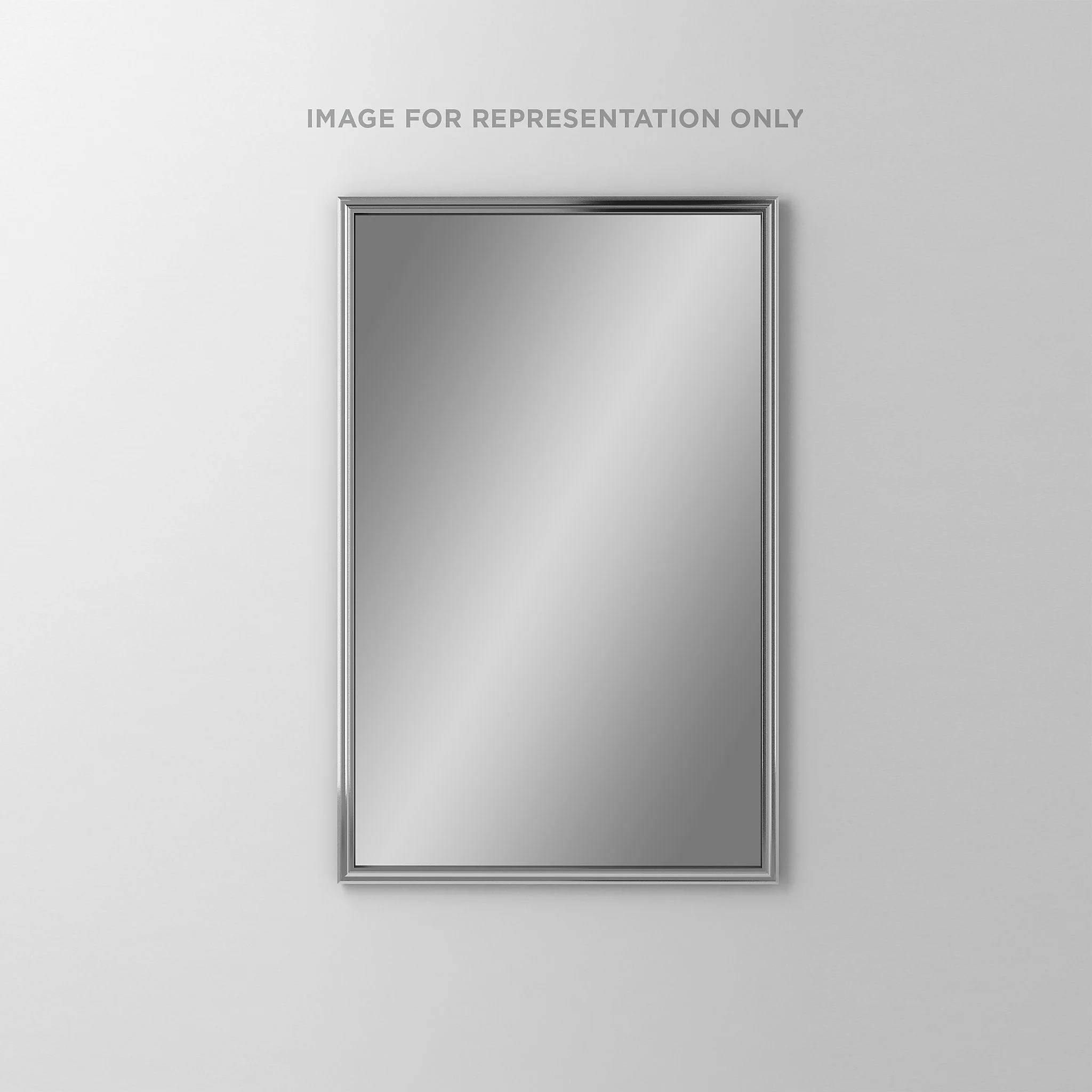 robern DC2030D6RMGLE77 Main Line Cabinet, 20" x 30" x 6", Rosemont Frame, Polished Nickel, Left Hinge, Electric