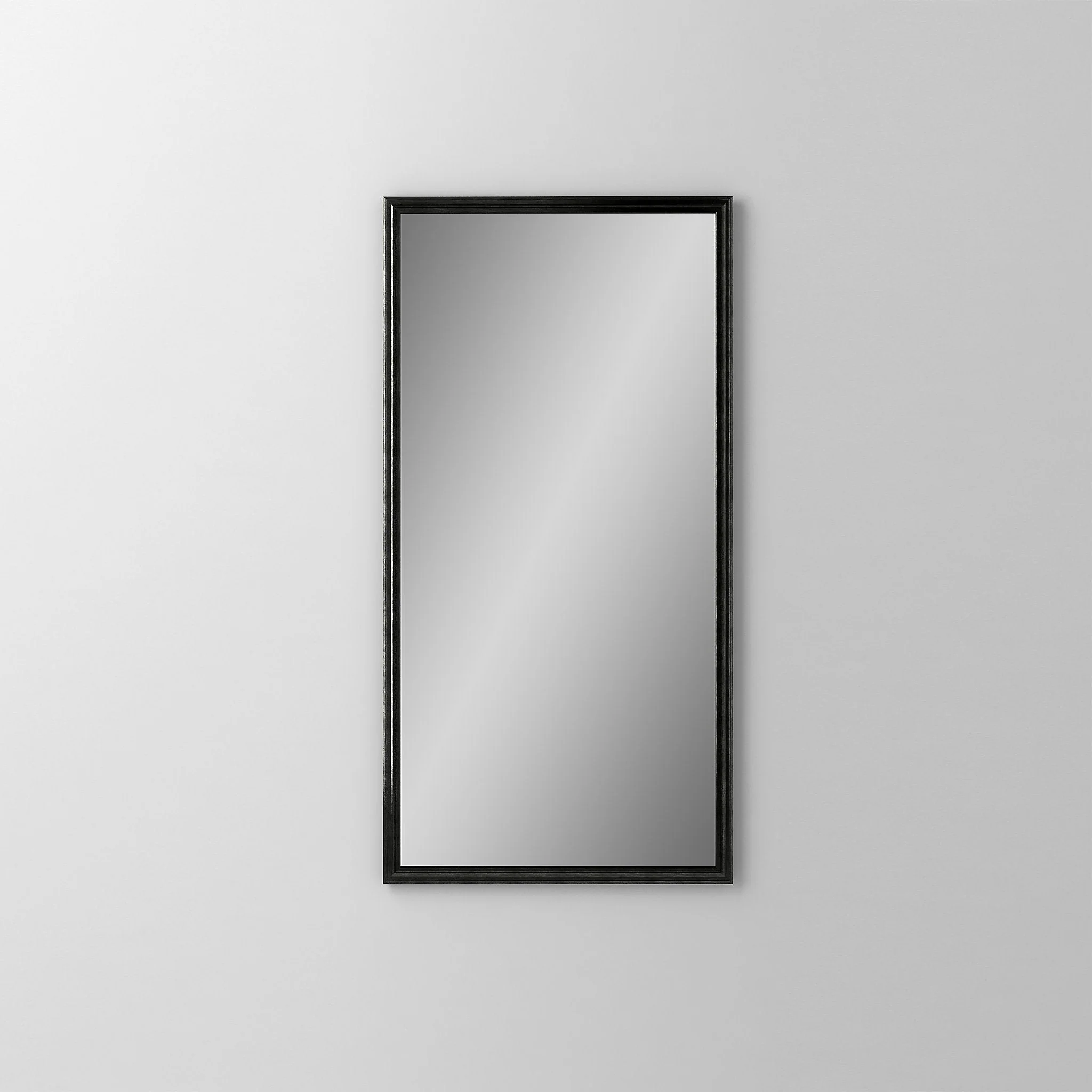 robern DC2040D6RMGLE74 Main Line Cabinet, 20" x 40" x 6", Rosemont Frame, Brushed Black, Left Hinge, Electric