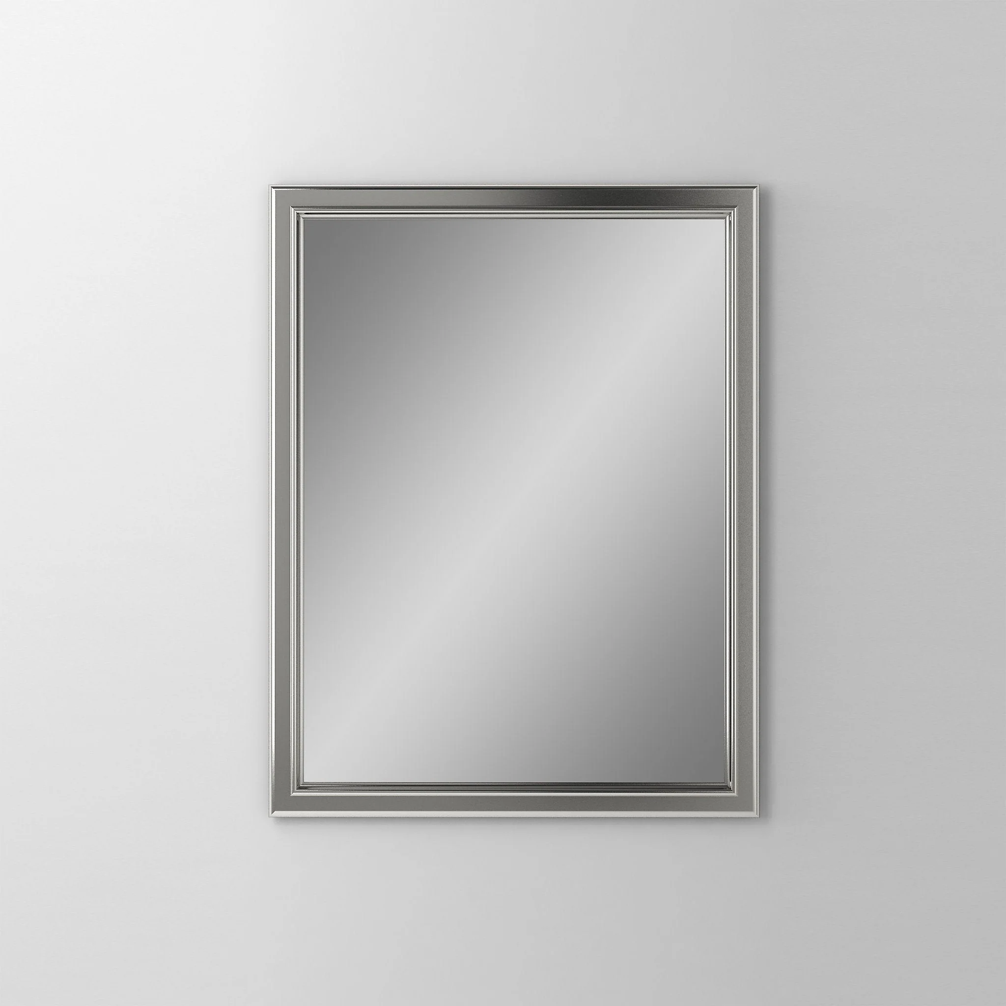 robern DC2430D4BMGLE70 Main Line Cabinet, 24" x 30" x 4", Bryn Mawr Frame, Satin Nickel, Left Hinge, Electric